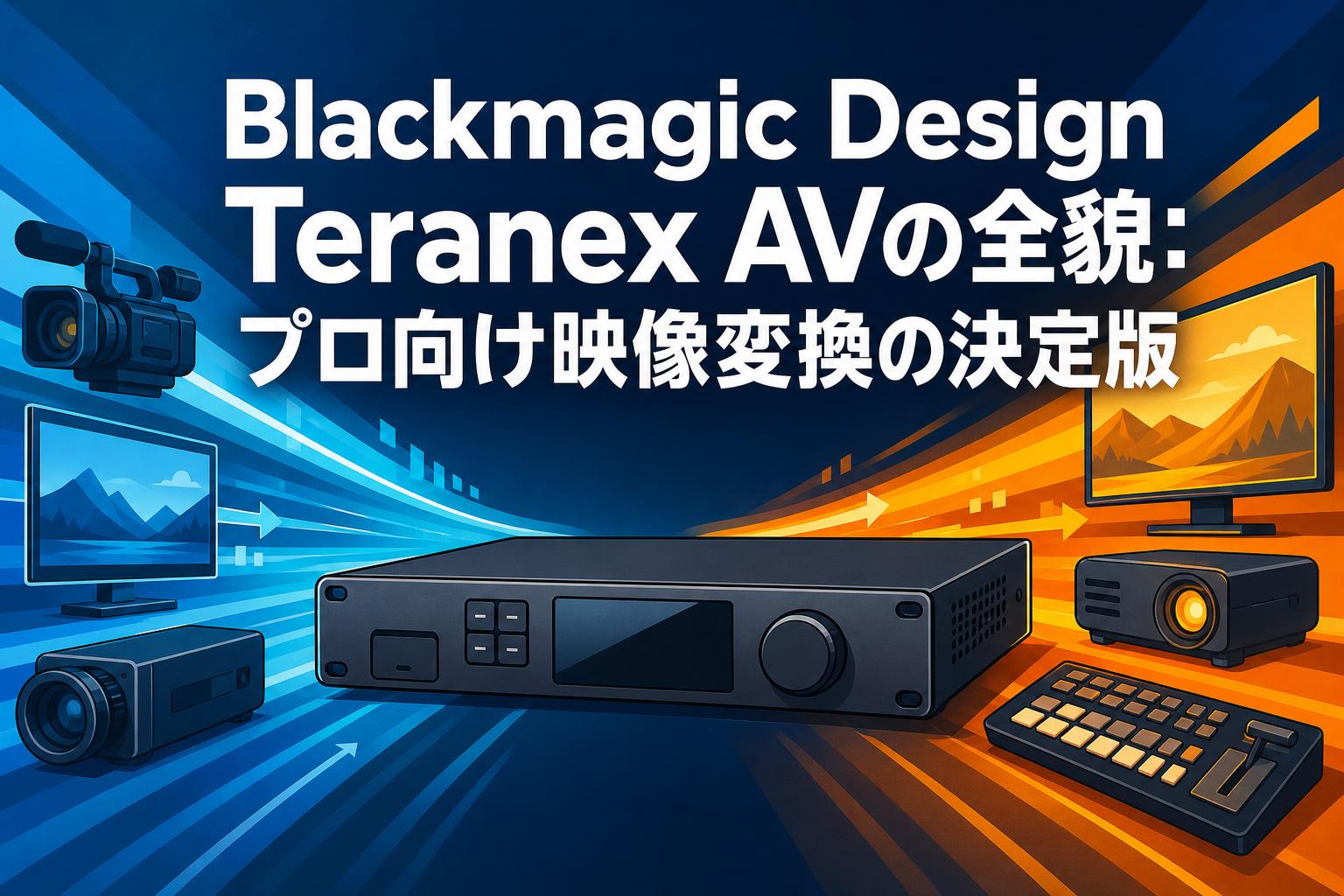 Blackmagic Design Teranex AVの全貌：プロ向け映像変換の決定版