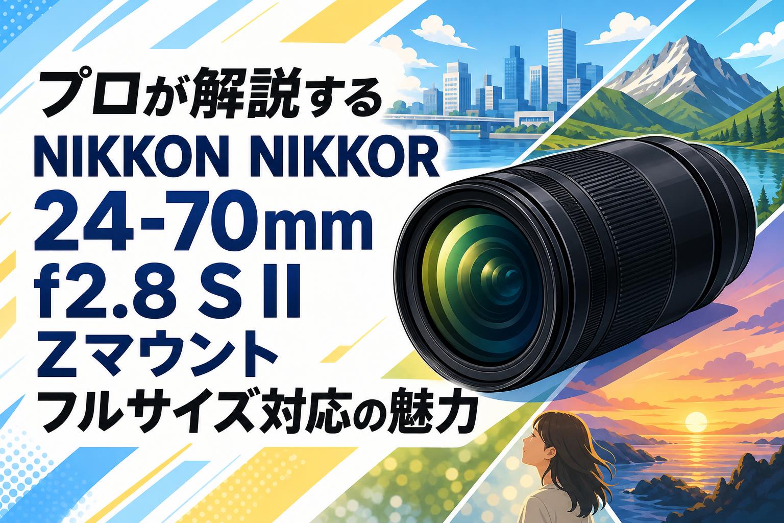 プロが解説するNIKKON NIKKOR 24-70mm f2.8 S II Zマウントフルサイズ対応の魅力