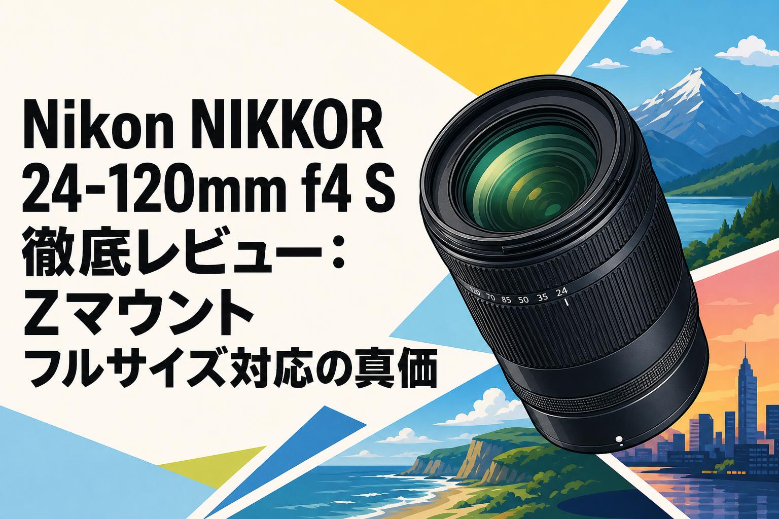 Nikon NIKKOR 24-120mm f4 S 徹底レビュー：Zマウント フルサイズ対応の真価