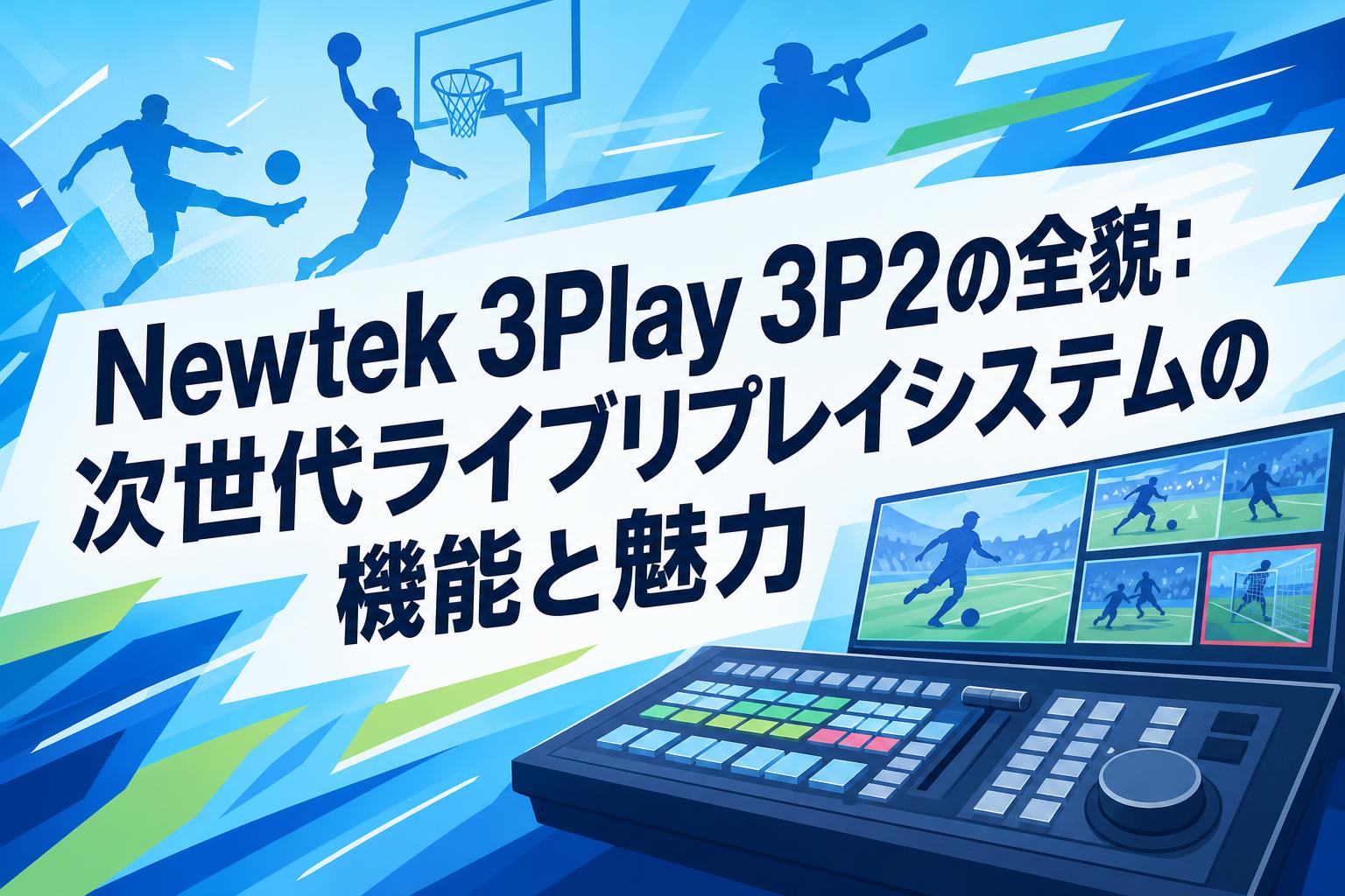 Newtek 3Play 3P2の全貌：次世代ライブリプレイシステムの機能と魅力