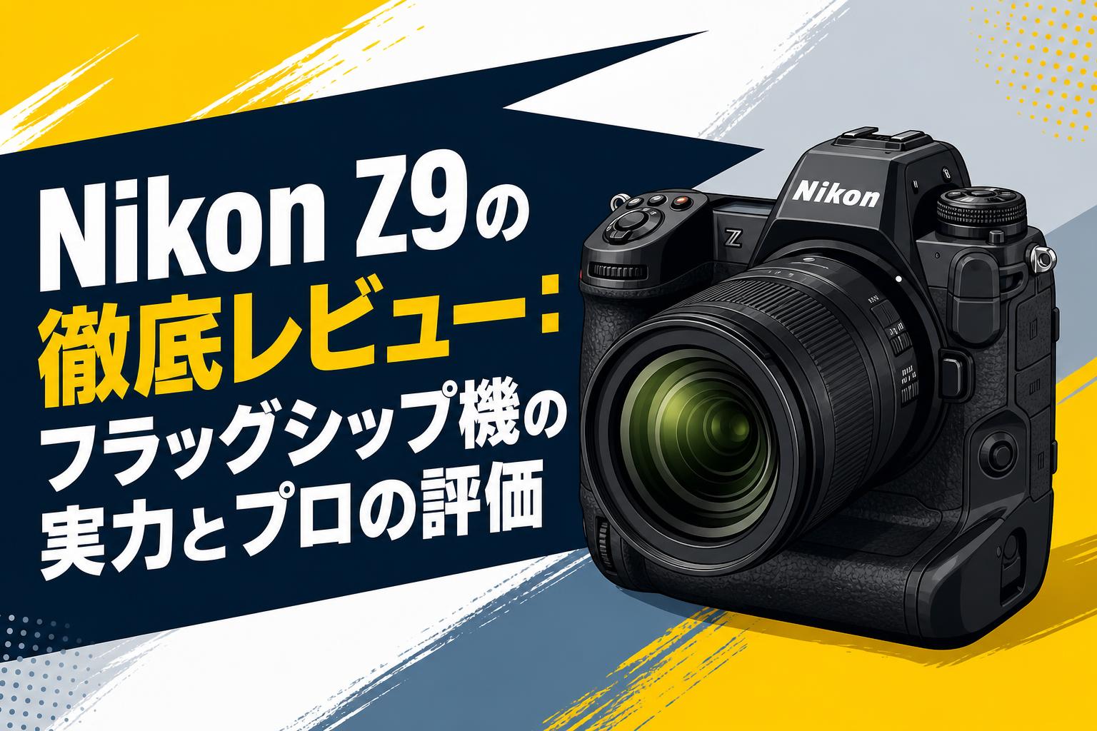 Nikon Z9の徹底レビュー：フラッグシップ機の実力とプロの評価