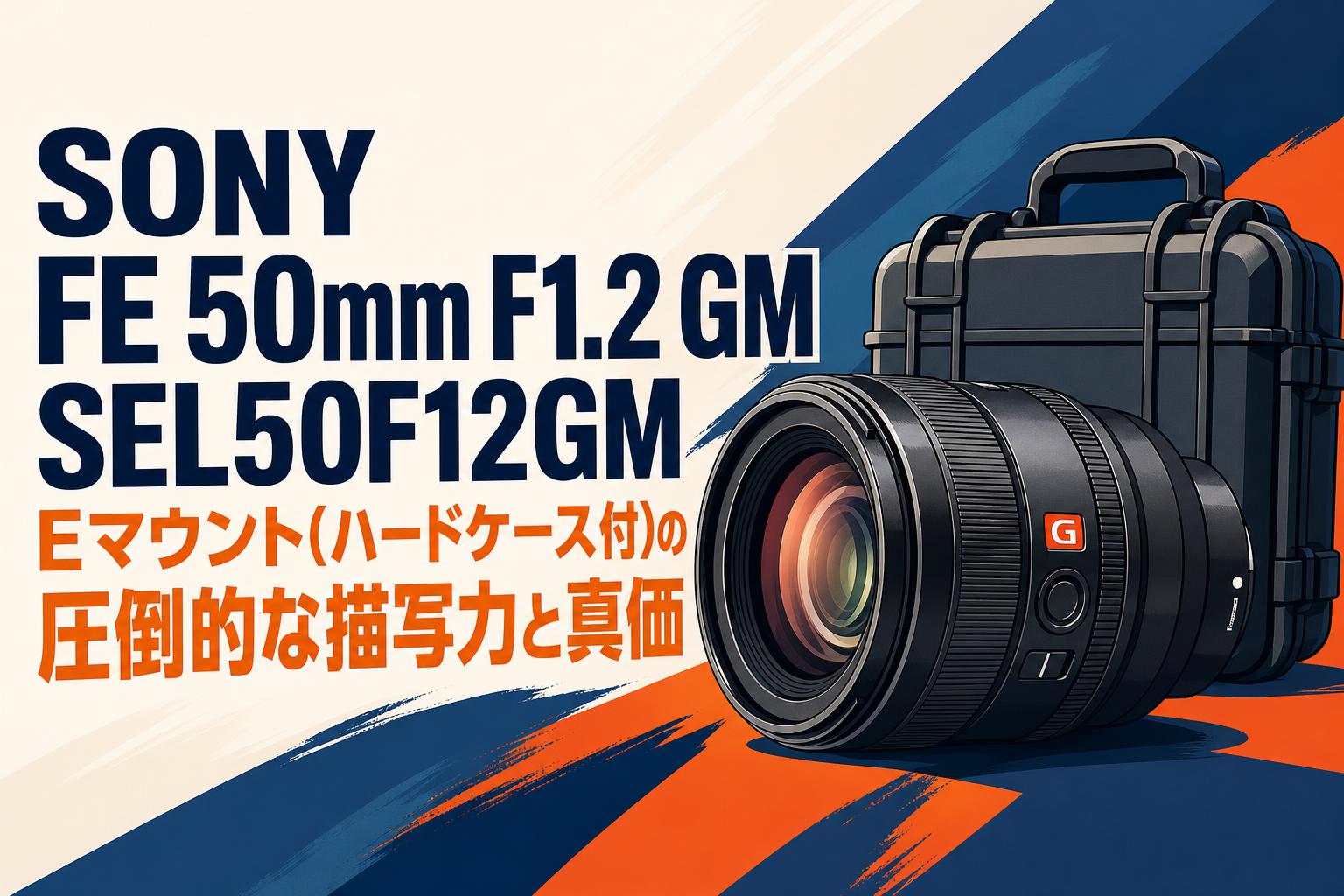 SONY FE 50mm F1.2 GM SEL50F12GM Eマウント(ハードケ－ス付)の圧倒的な描写力と真価