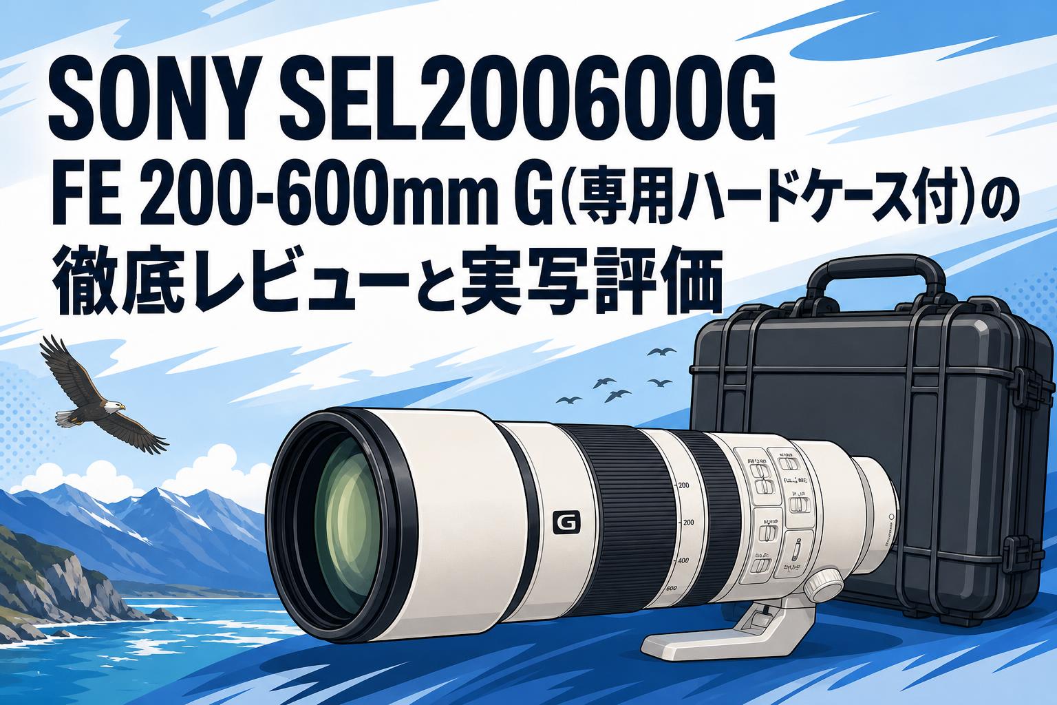 SONY SEL200600G FE 200-600mm G(専用ハードケース付)の徹底レビューと実写評価