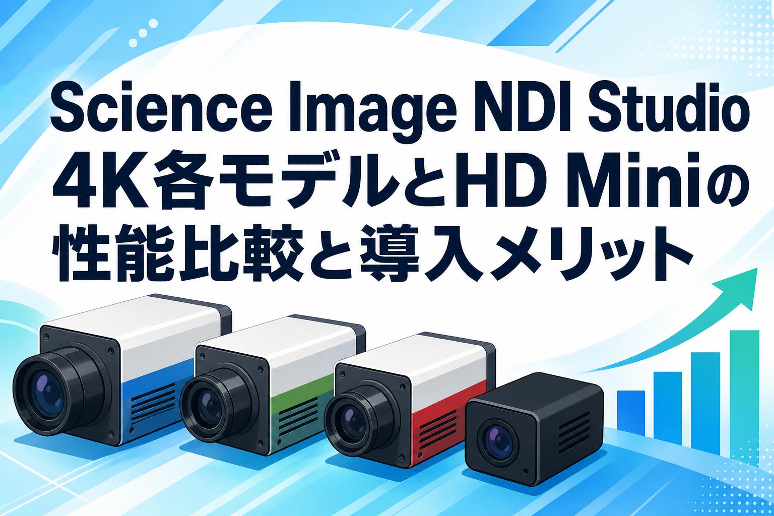 Science Image NDI Studio 4K各モデルとHD Miniの性能比較と導入メリット