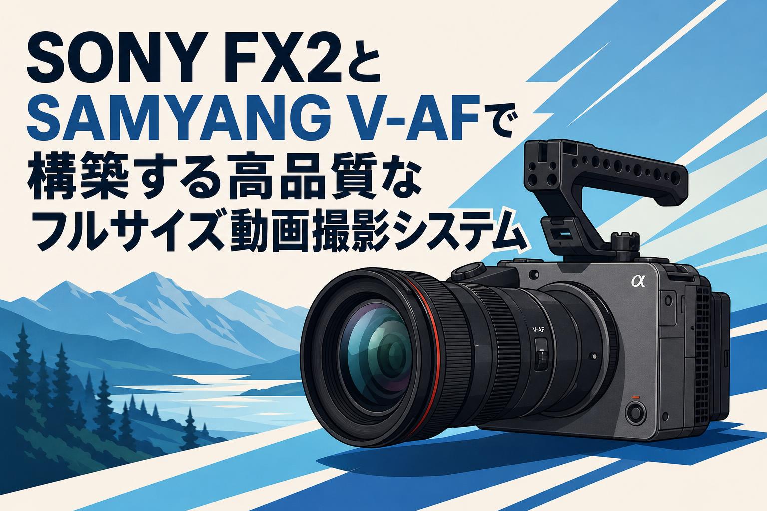 SONY FX2とSAMYANG V-AFで構築する高品質なフルサイズ動画撮影システム