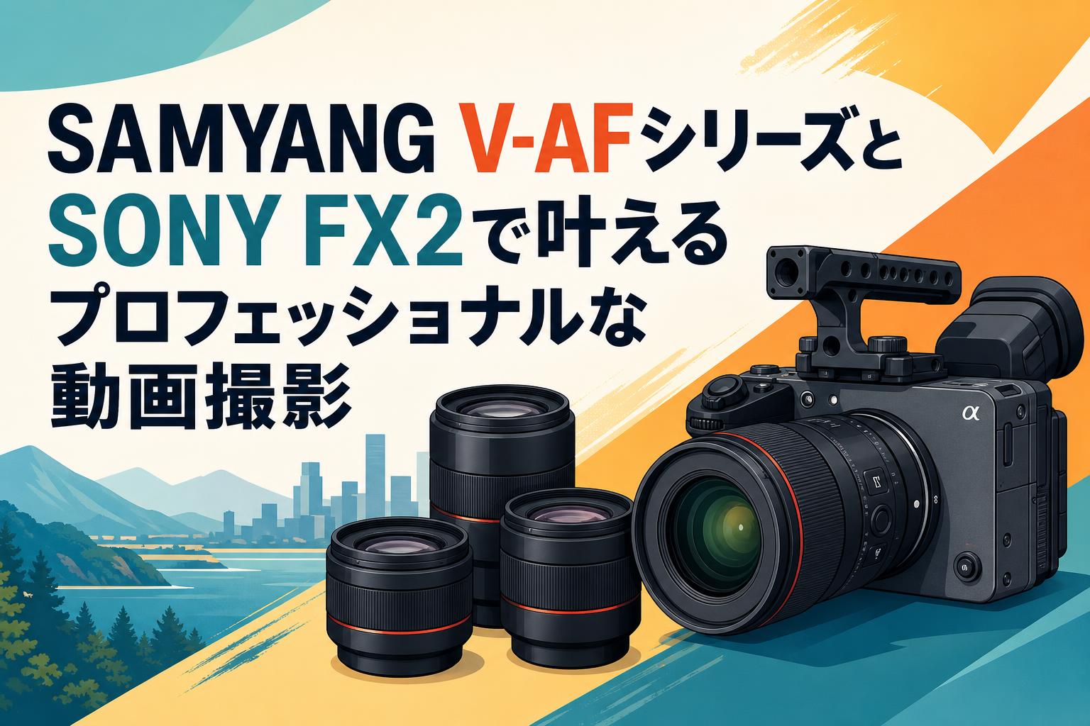 SAMYANG V-AFシリーズとSONY FX2で叶えるプロフェッショナルな動画撮影
