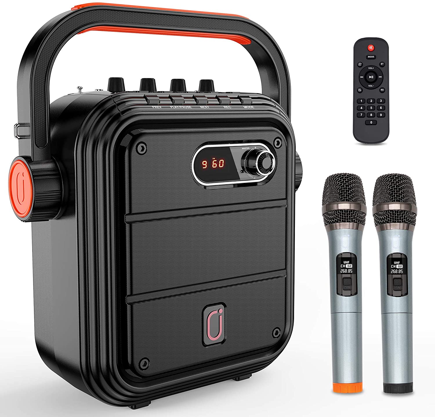 JYX Karaoke Machine Portable Microphone Speaker Set Bluetooth 5.0 
