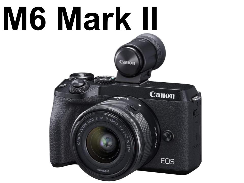 本物 Canon キヤノン EOS M6 Mark II ブラック 15-45mm レンズキット