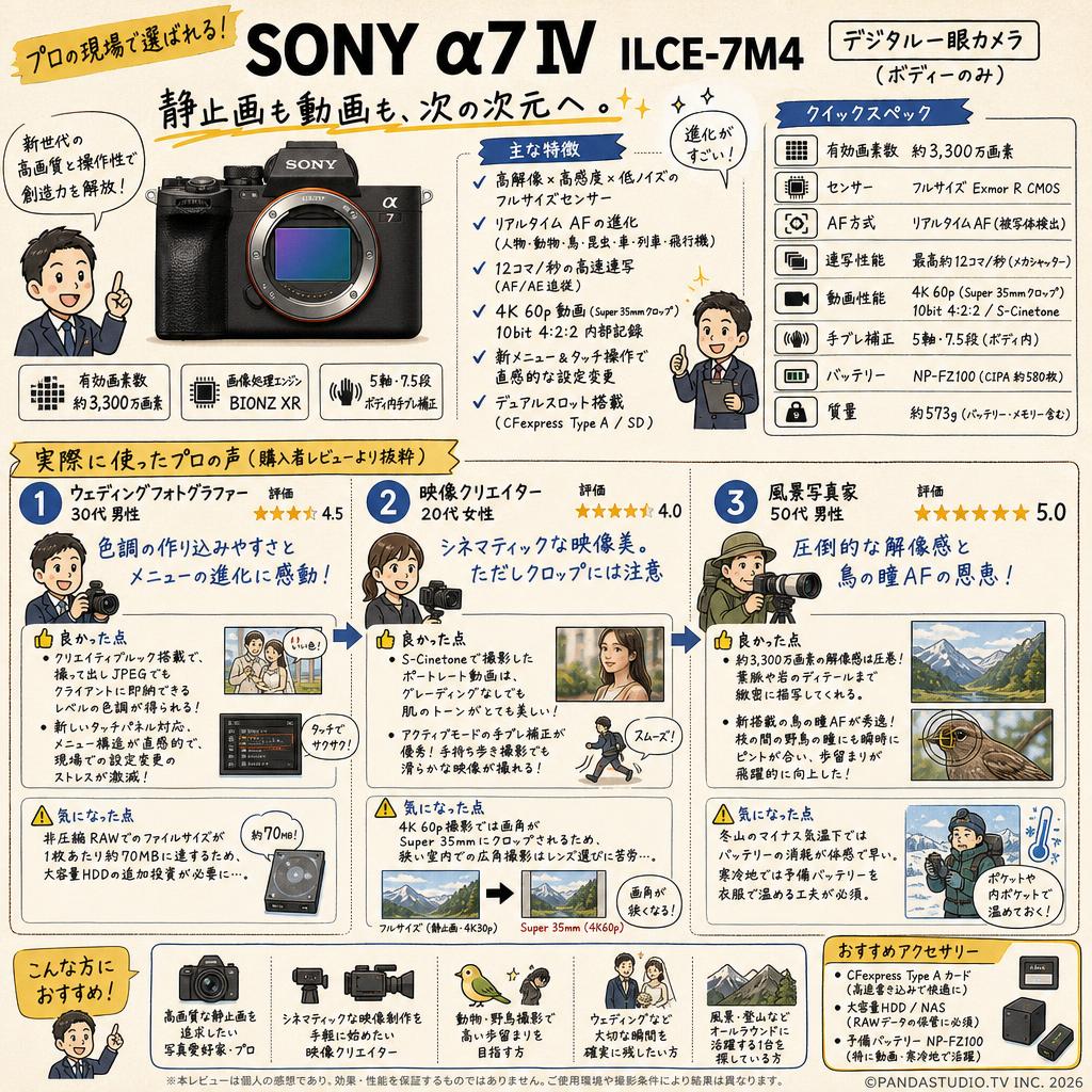 SONY &alpha;7 IV ILCE-7M4 デジタル一眼カメラ（ボディーのみ）