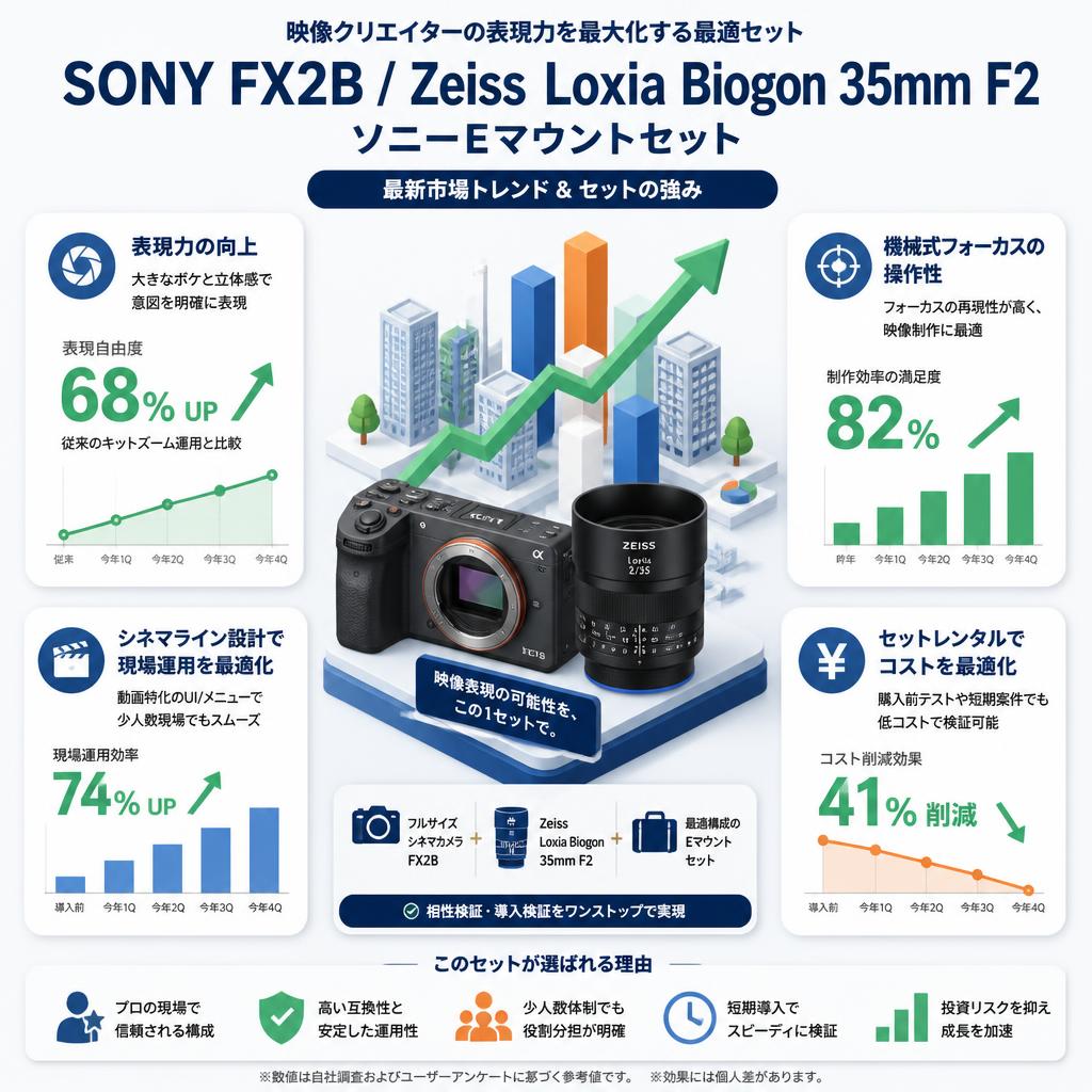 SONY FX2B / Zeiss Loxia Biogon 35mm F2 ソニーE マウントセット セールスポイント