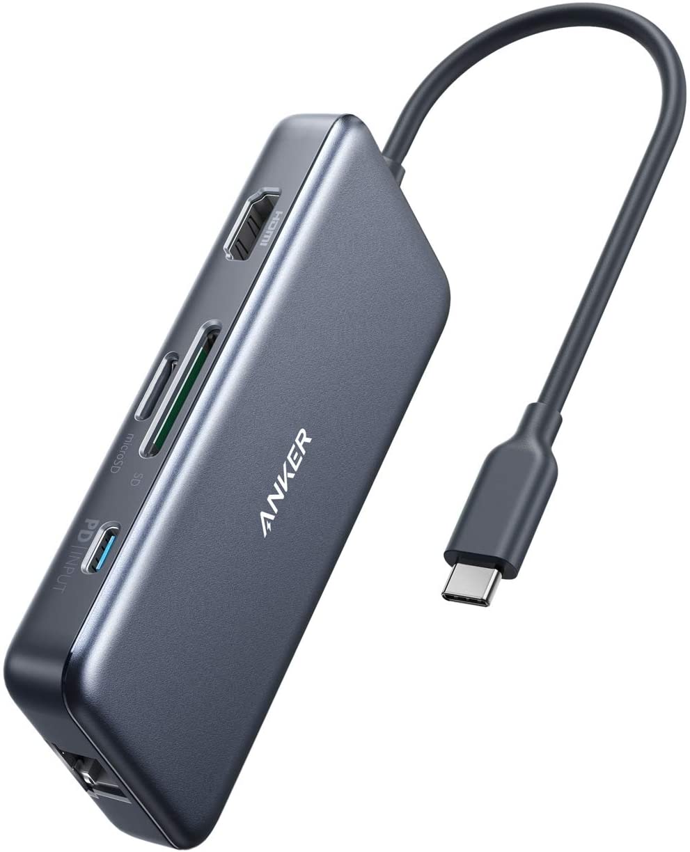 Anker PowerExpand+ 7-in-1 USB-C PD イーサネット ハブ 4K対応HDMI