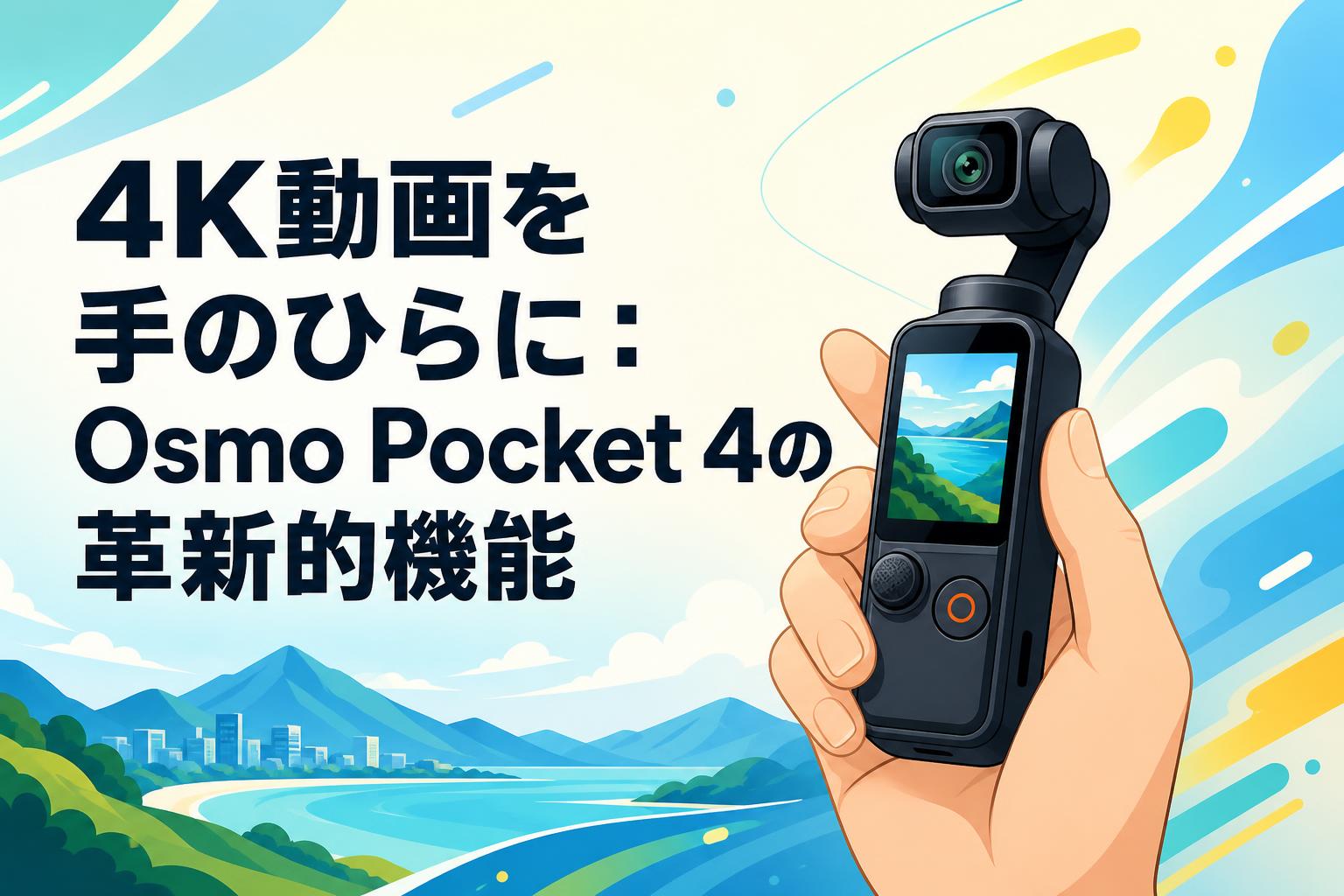 4K動画を手のひらに：Osmo Pocket 4の革新的機能