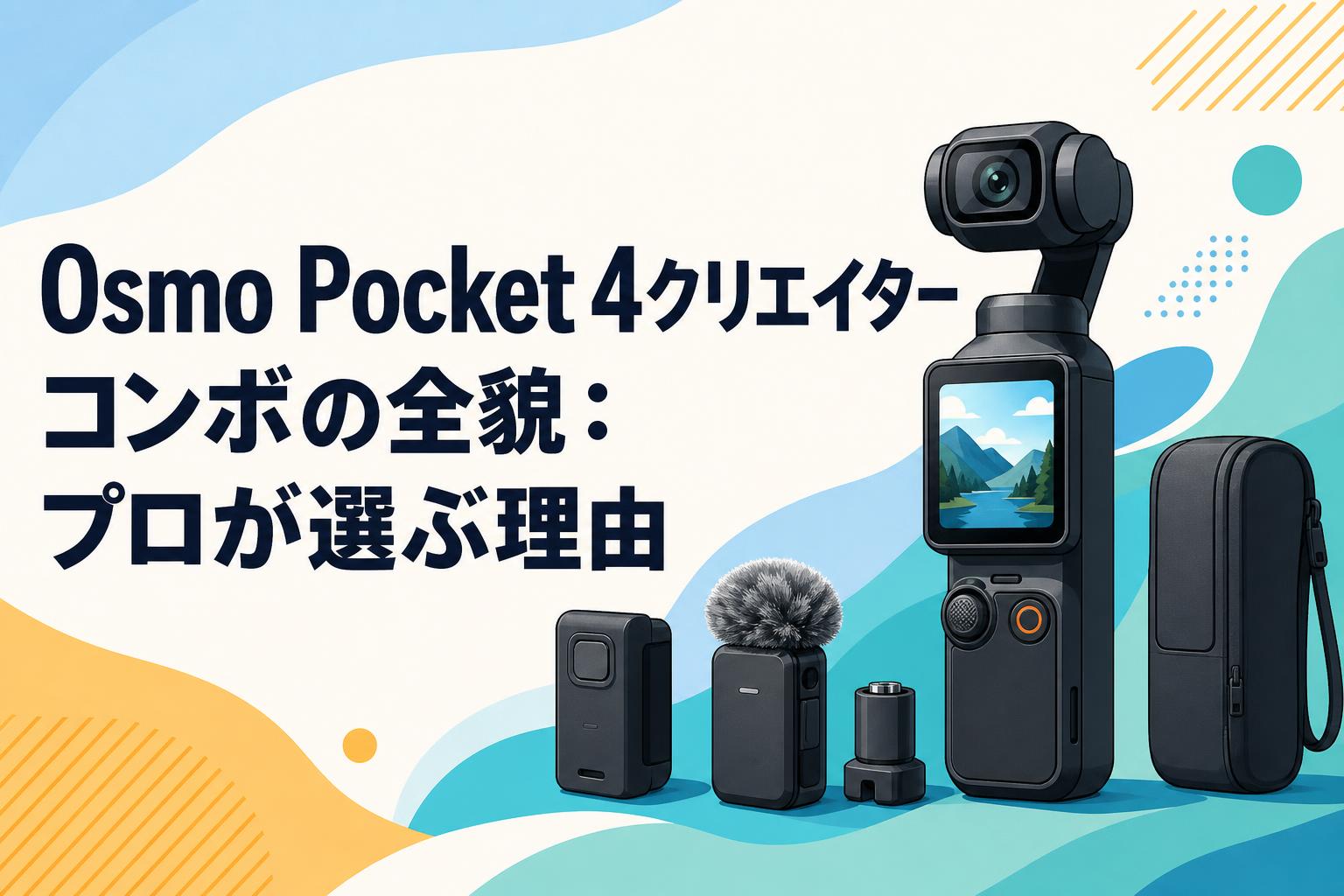 Osmo Pocket 4クリエイターコンボの全貌：プロが選ぶ理由
