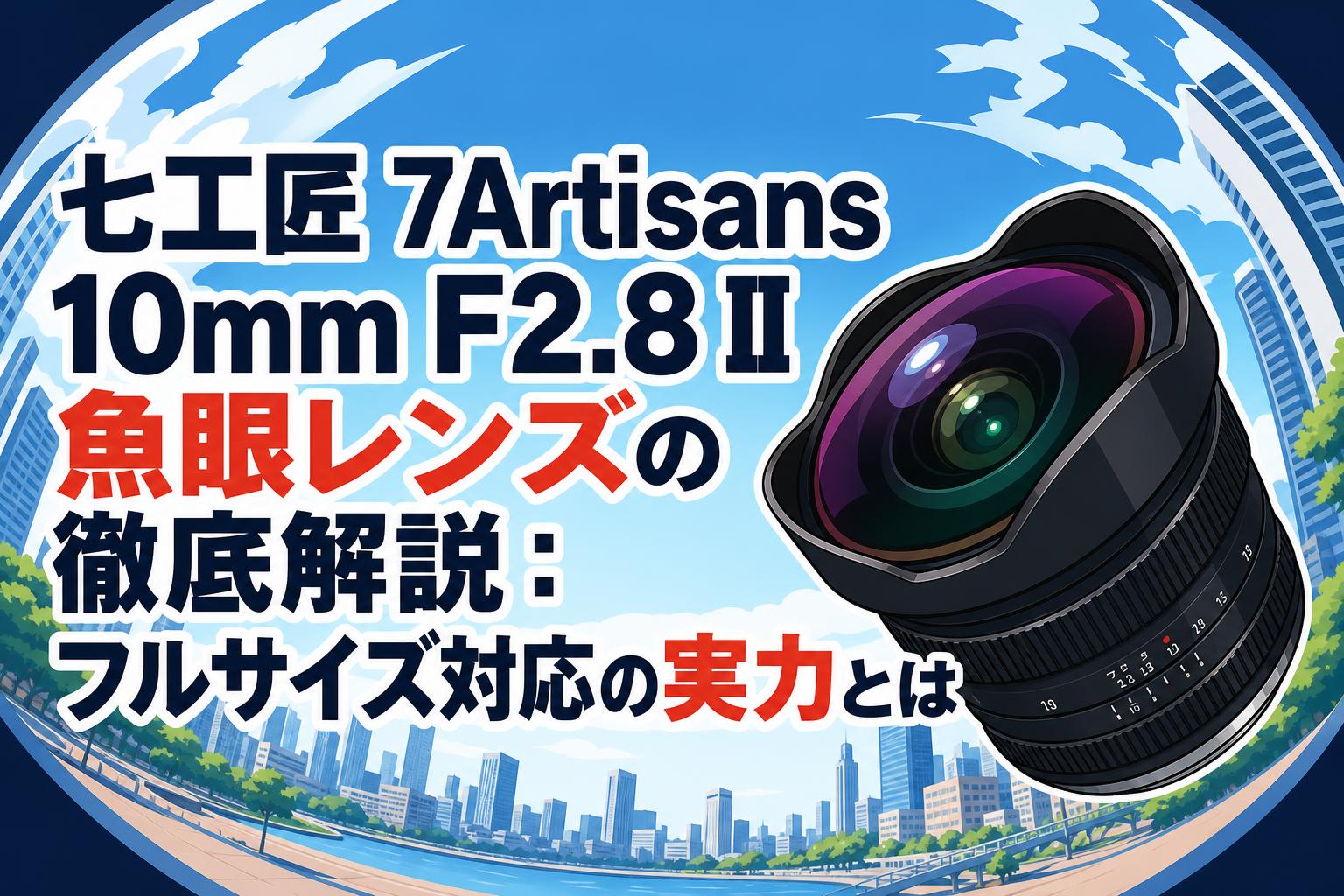 七工匠 7Artisans 10mm F2.8 II 魚眼レンズの徹底解説：フルサイズ対応の実力とは