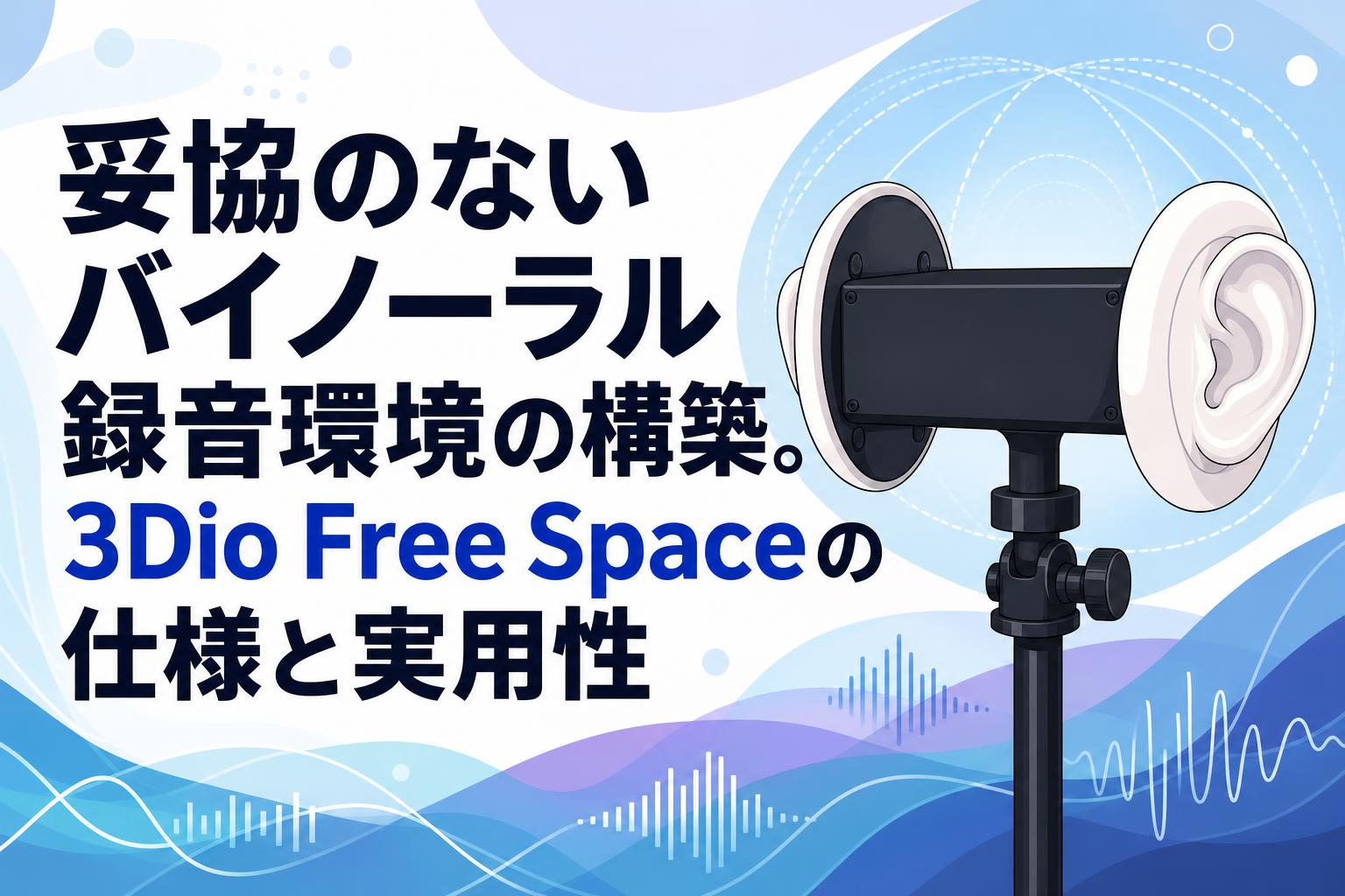 妥協のないバイノーラル録音環境の構築。3Dio Free Spaceの仕様と実用性