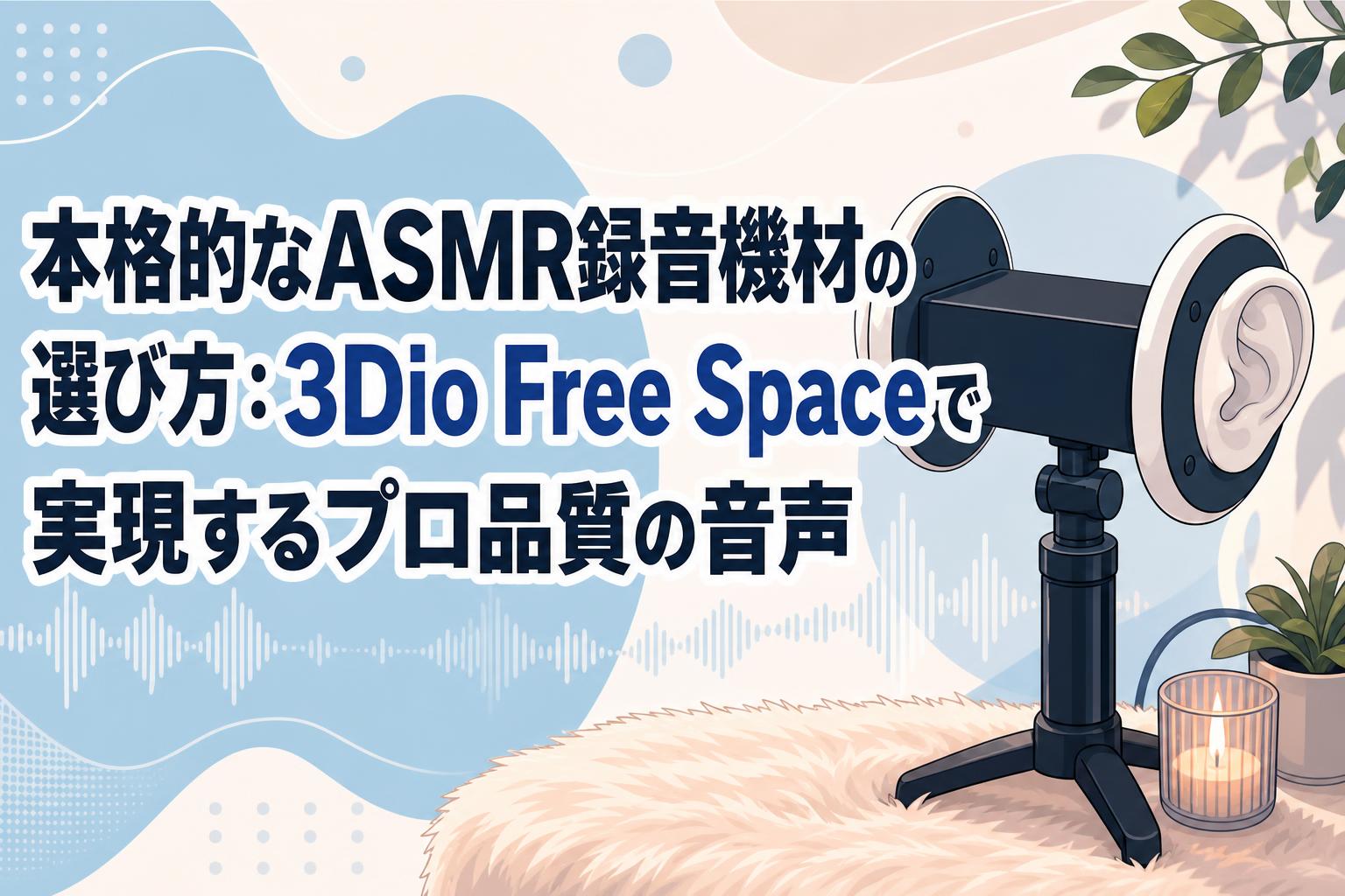 本格的なASMR録音機材の選び方：3Dio Free Spaceで実現するプロ品質の音声
