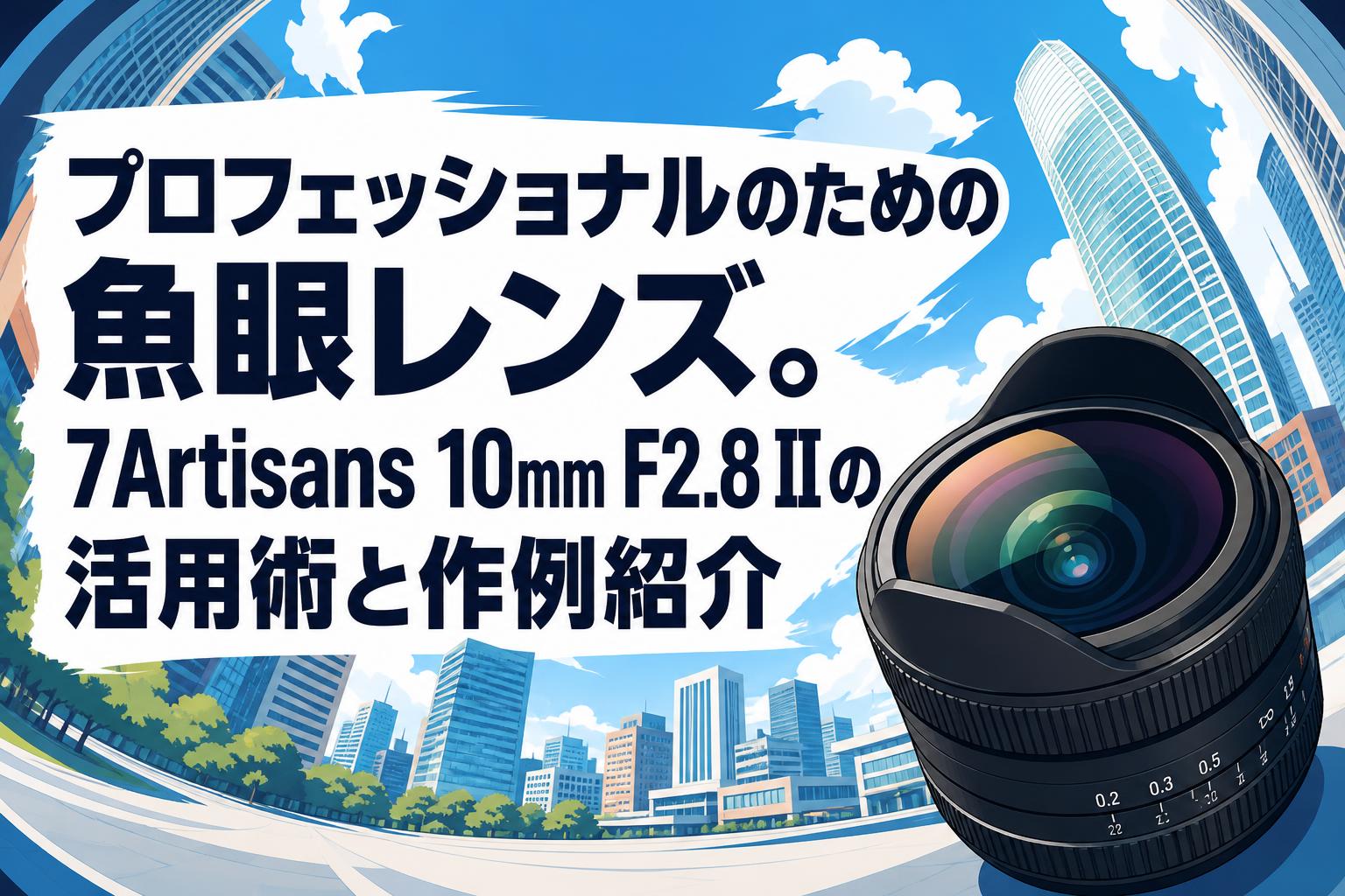 プロフェッショナルのための魚眼レンズ。7Artisans 10mm F2.8 IIの活用術と作例紹介