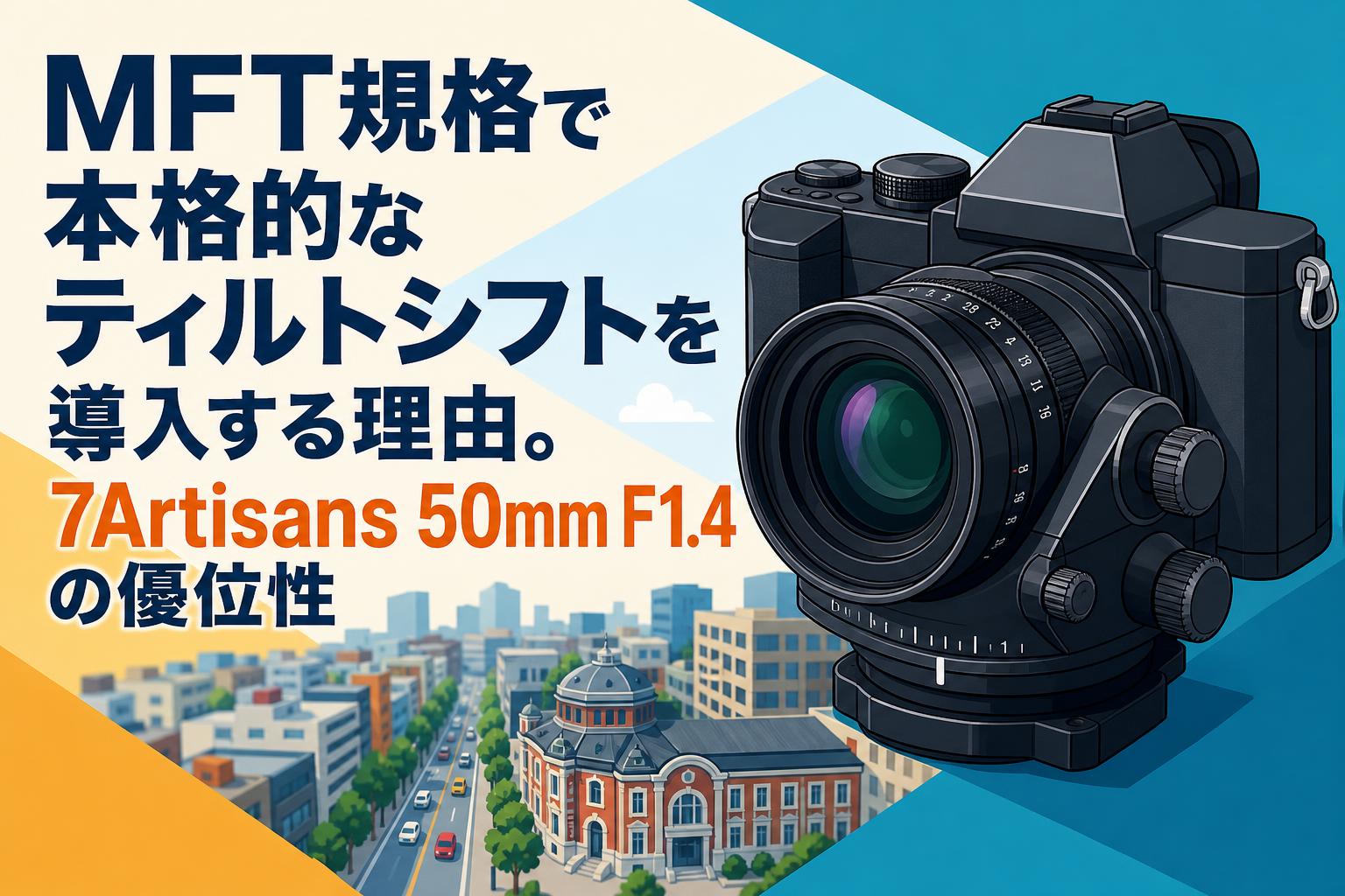 MFT規格で本格的なティルトシフトを導入する理由。7Artisans 50mm F1.4の優位性