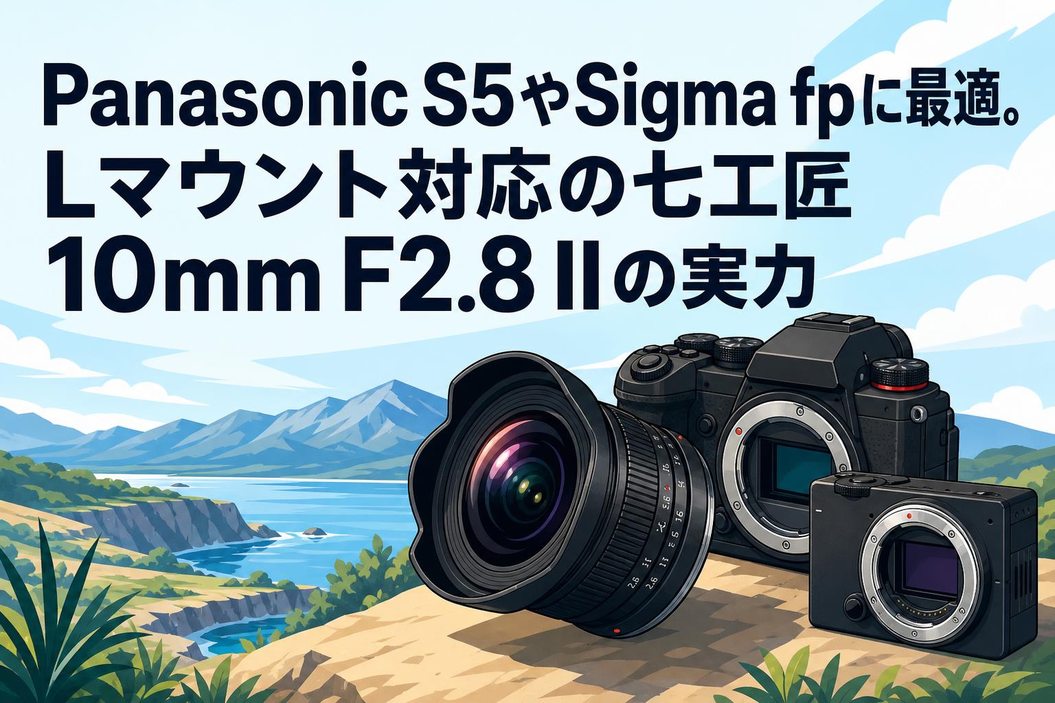 Panasonic S5やSigma fpに最適。Lマウント対応の七工匠10mm F2.8 IIの実力