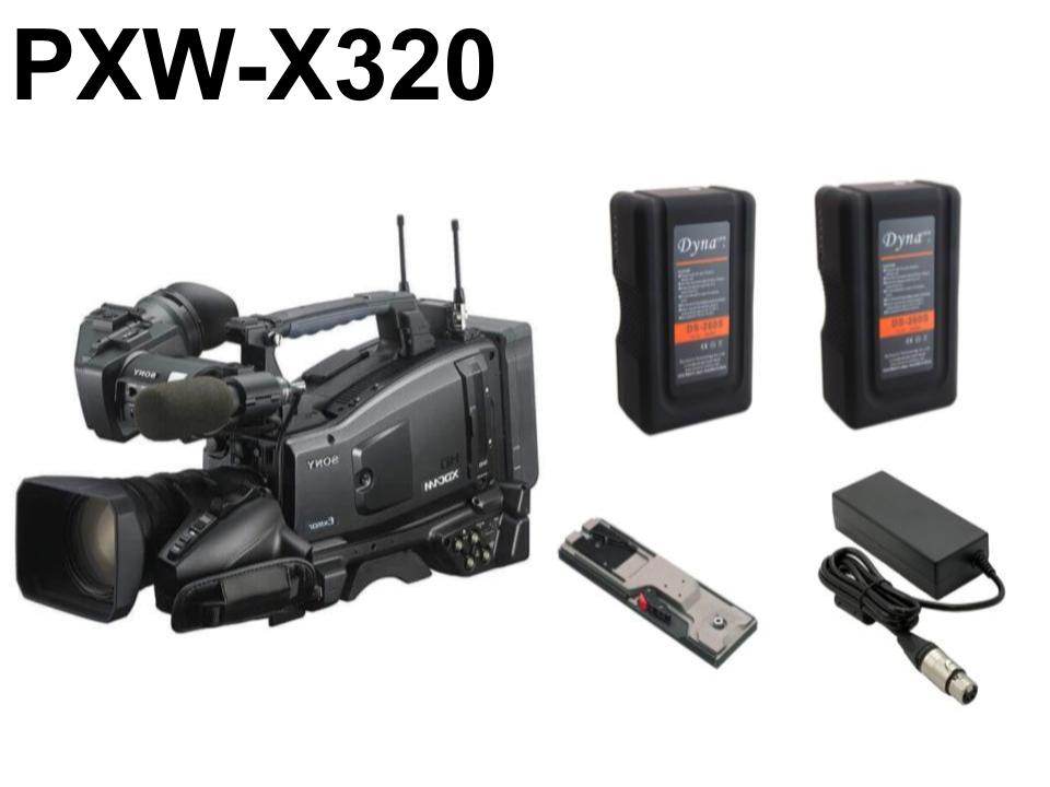 SONY PXW-X320（バッテリー×2・ACアダプター・プレート付き）