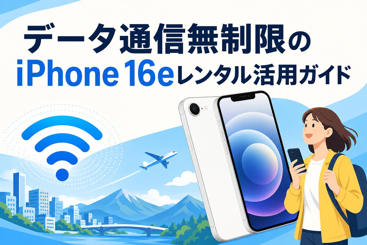 データ通信無制限のiPhone 16eレンタル活用ガイド
