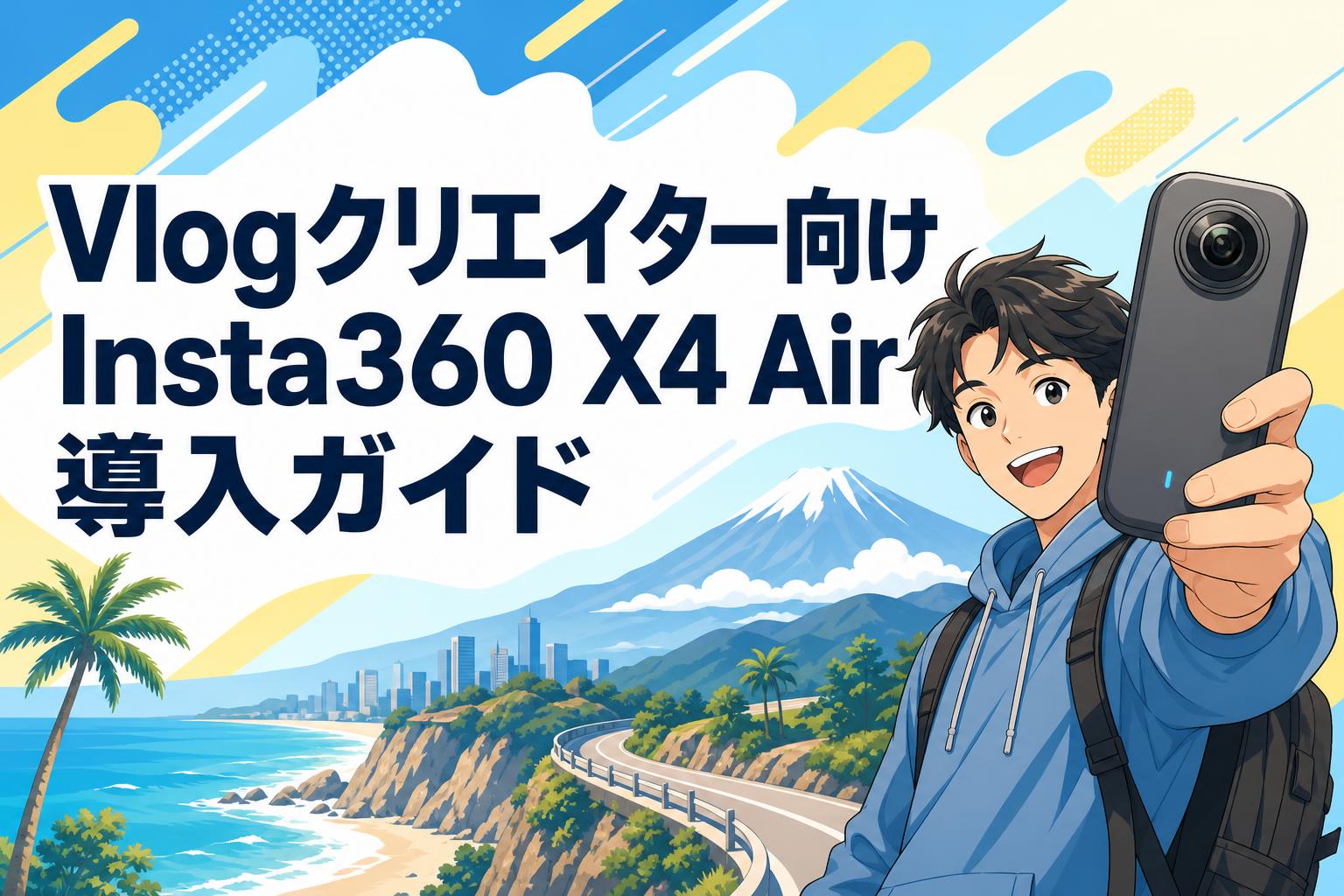 Vlogクリエイター向けInsta360 X4 Air導入ガイド