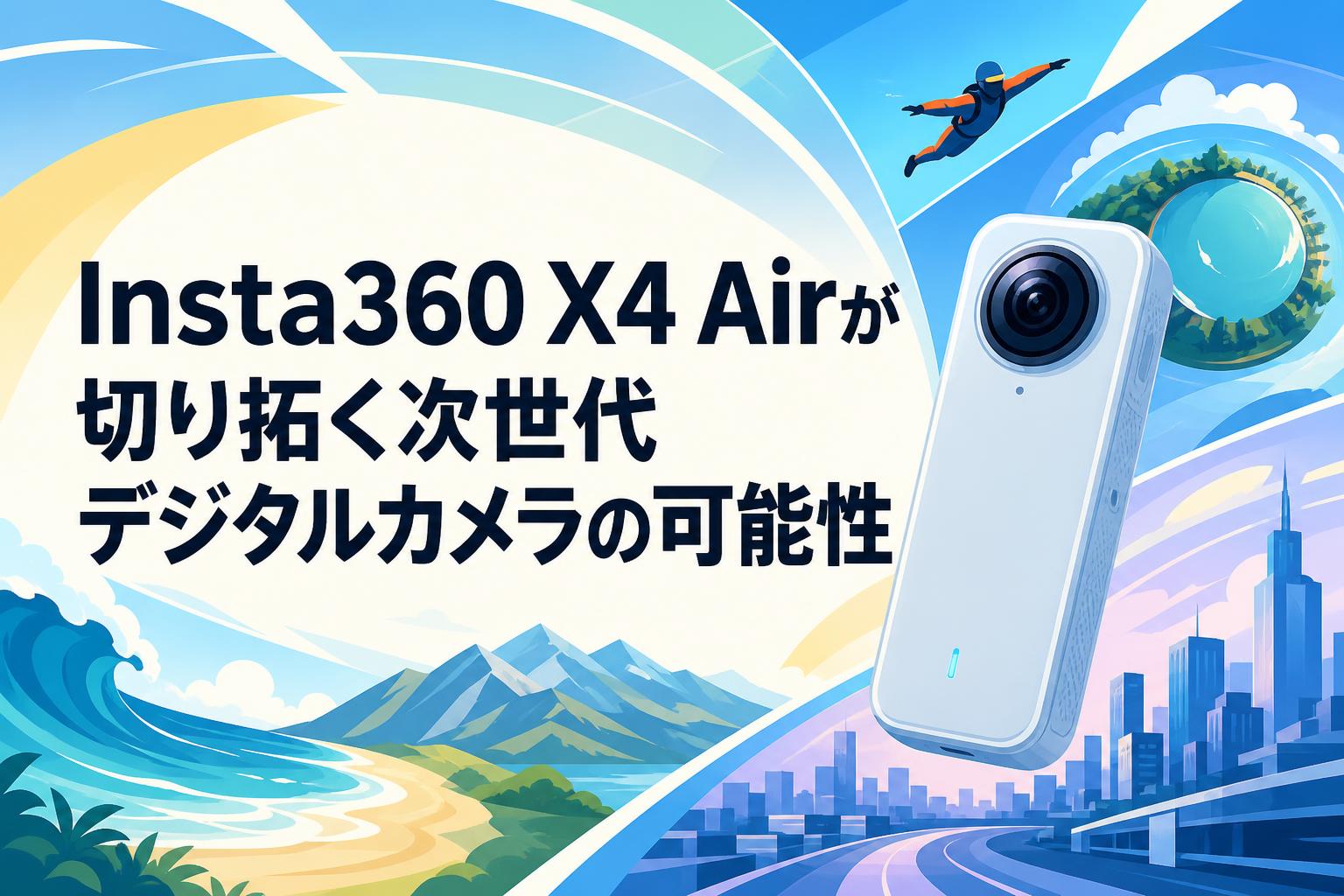 Insta360 X4 Airが切り拓く次世代デジタルカメラの可能性