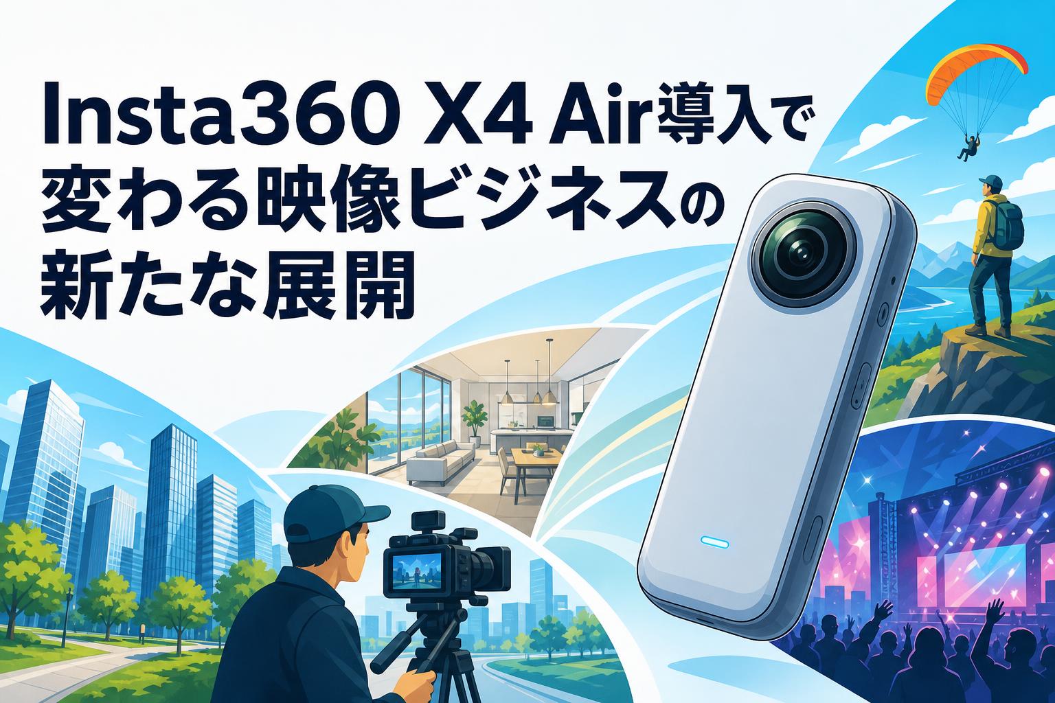 Insta360 X4 Air導入で変わる映像ビジネスの新たな展開