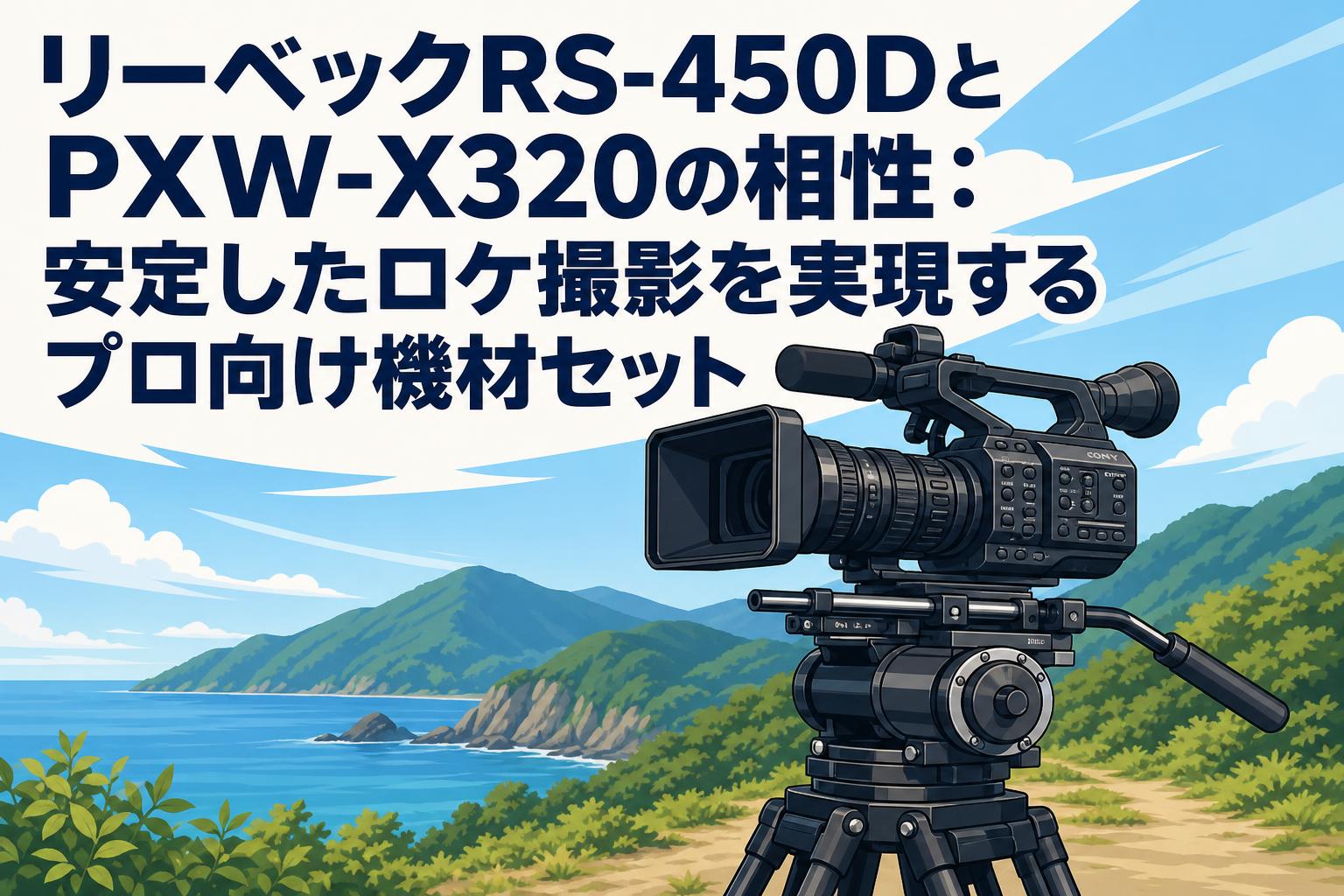 リーベックRS-450DとPXW-X320の相性：安定したロケ撮影を実現するプロ向け機材セット