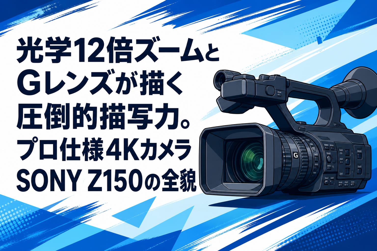 光学12倍ズームとGレンズが描く圧倒的描写力。プロ仕様4KカメラSONY Z150の全貌