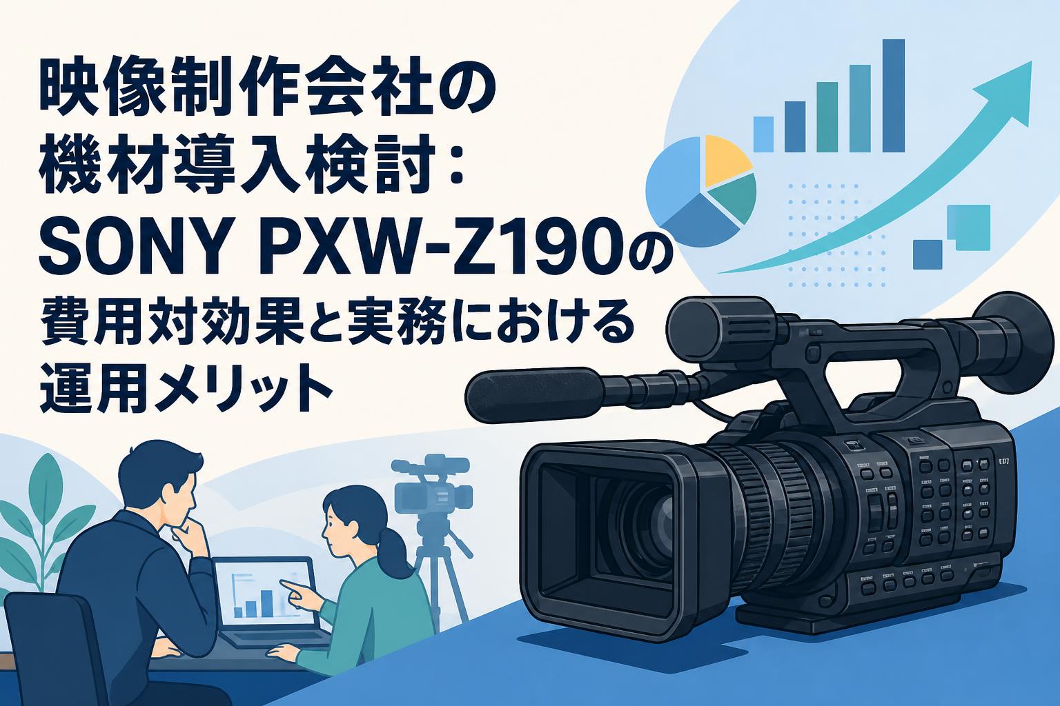 映像制作会社の機材導入検討：SONY PXW-Z190の費用対効果と実務における運用メリット
