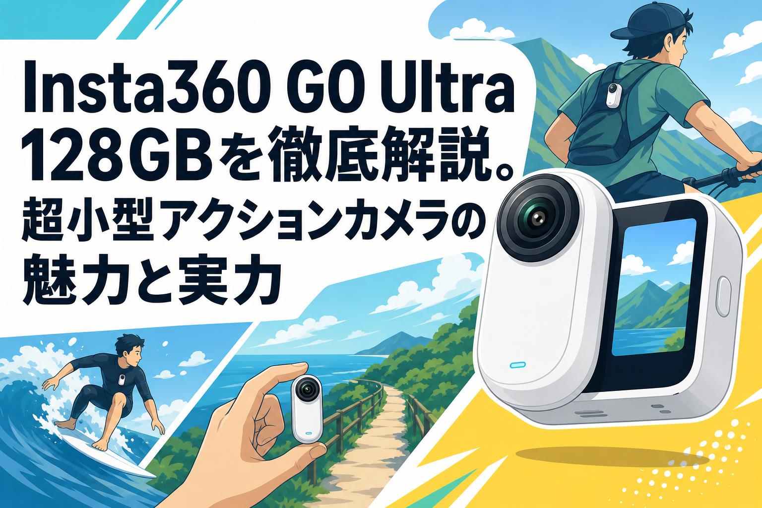Insta360 GO Ultra 128GBを徹底解説。超小型アクションカメラの魅力と実力