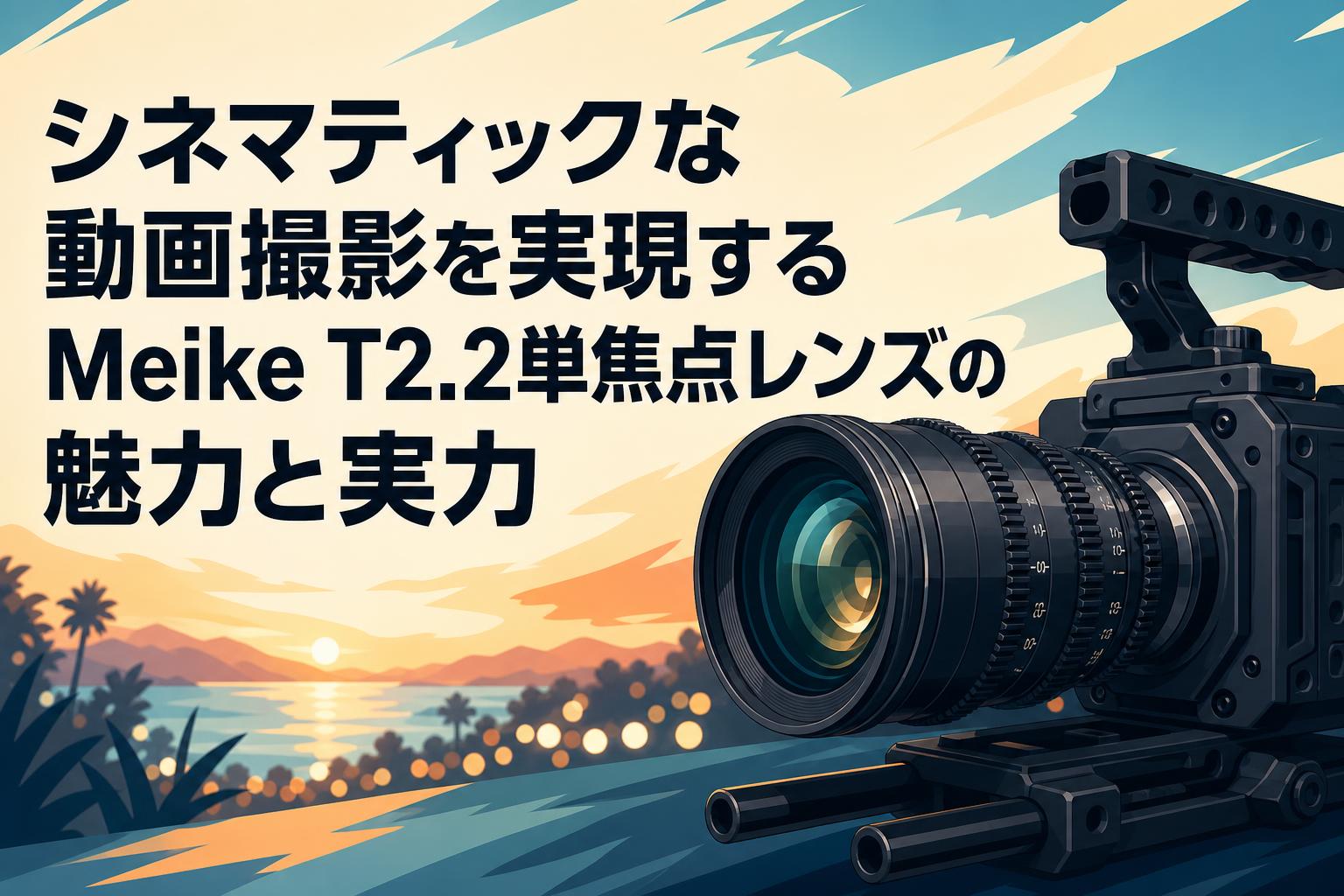 シネマティックな動画撮影を実現するMeike T2.2単焦点レンズの魅力と実力