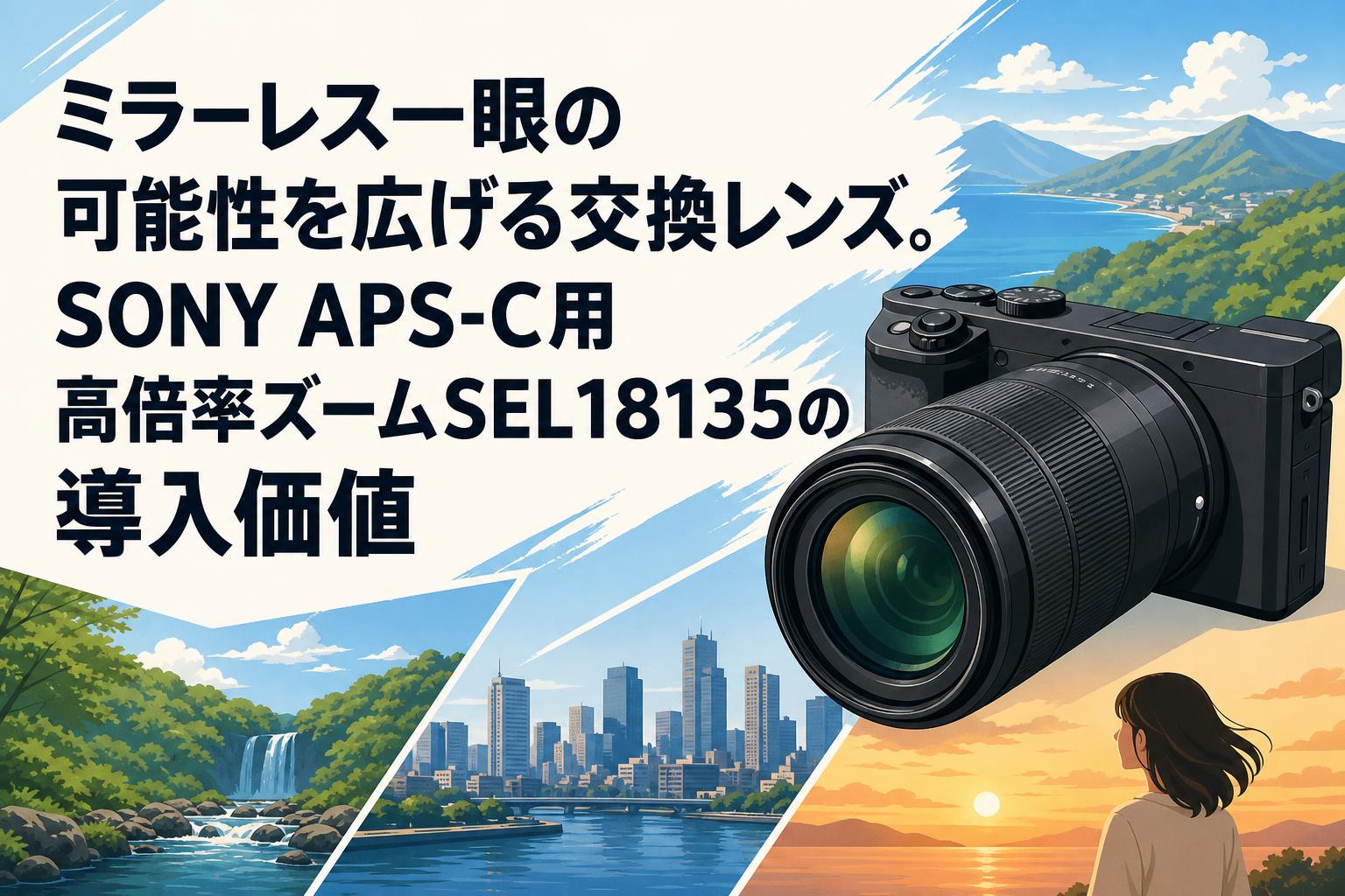 ミラーレス一眼の可能性を広げる交換レンズ。SONY APS-C用高倍率ズームSEL18135の導入価値