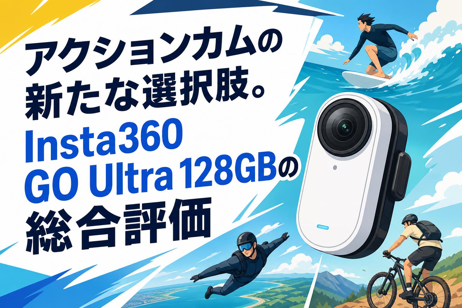 アクションカムの新たな選択肢。Insta360 GO Ultra 128GBの総合評価