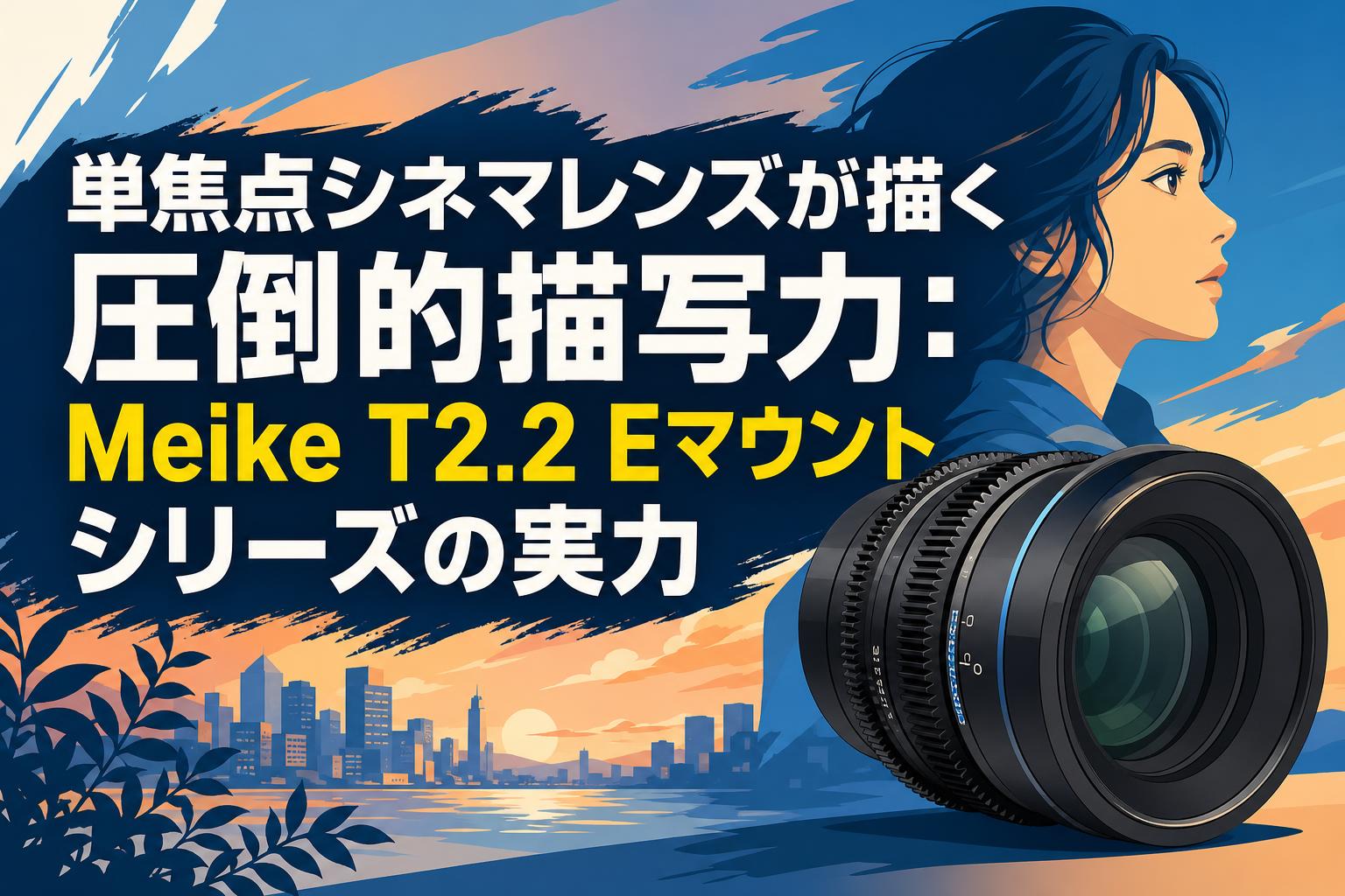 単焦点シネマレンズが描く圧倒的描写力：Meike T2.2 Eマウントシリーズの実力