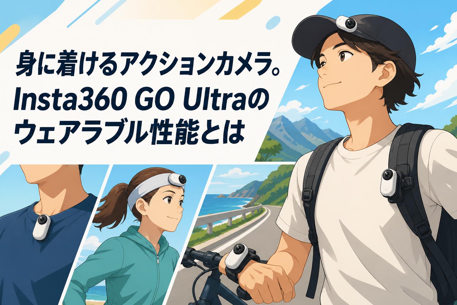 身に着けるアクションカメラ。Insta360 GO Ultraのウェアラブル性能とは
