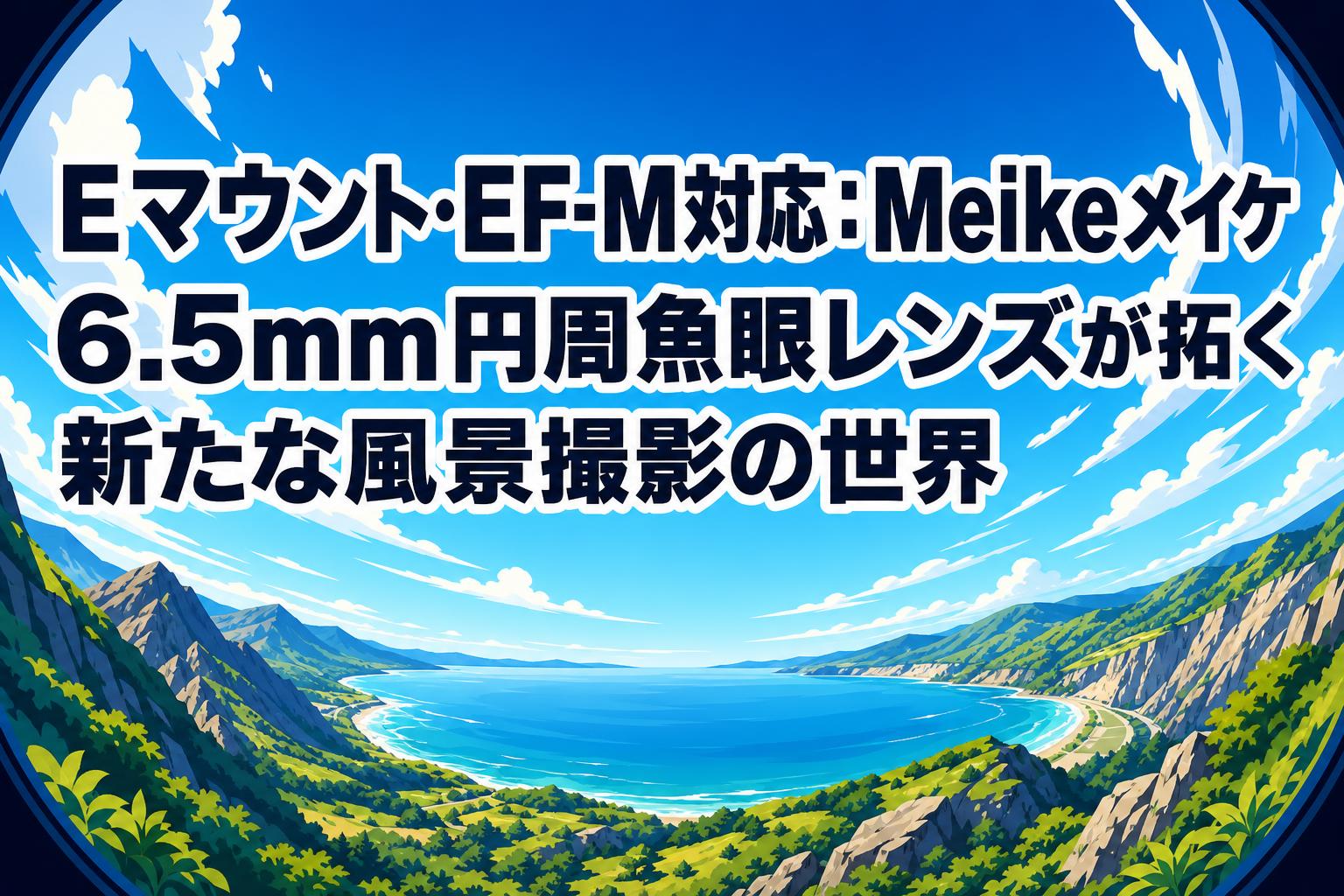 Eマウント・EF-M対応：Meikeメイケ 6.5mm円周魚眼レンズが拓く新たな風景撮影の世界