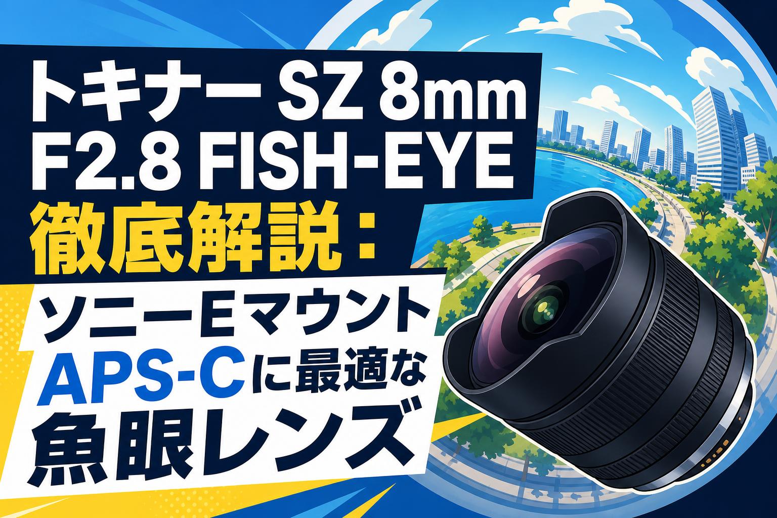 トキナー SZ 8mm F2.8 FISH-EYE徹底解説：ソニーEマウントAPS-Cに最適な魚眼レンズ
