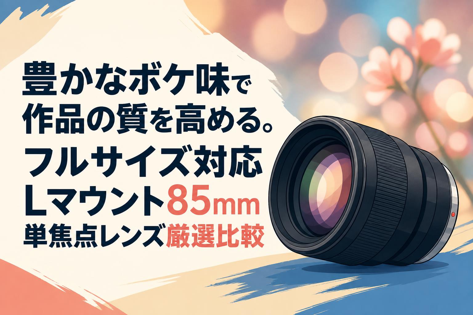 豊かなボケ味で作品の質を高める。フルサイズ対応Lマウント85mm単焦点レンズ厳選比較