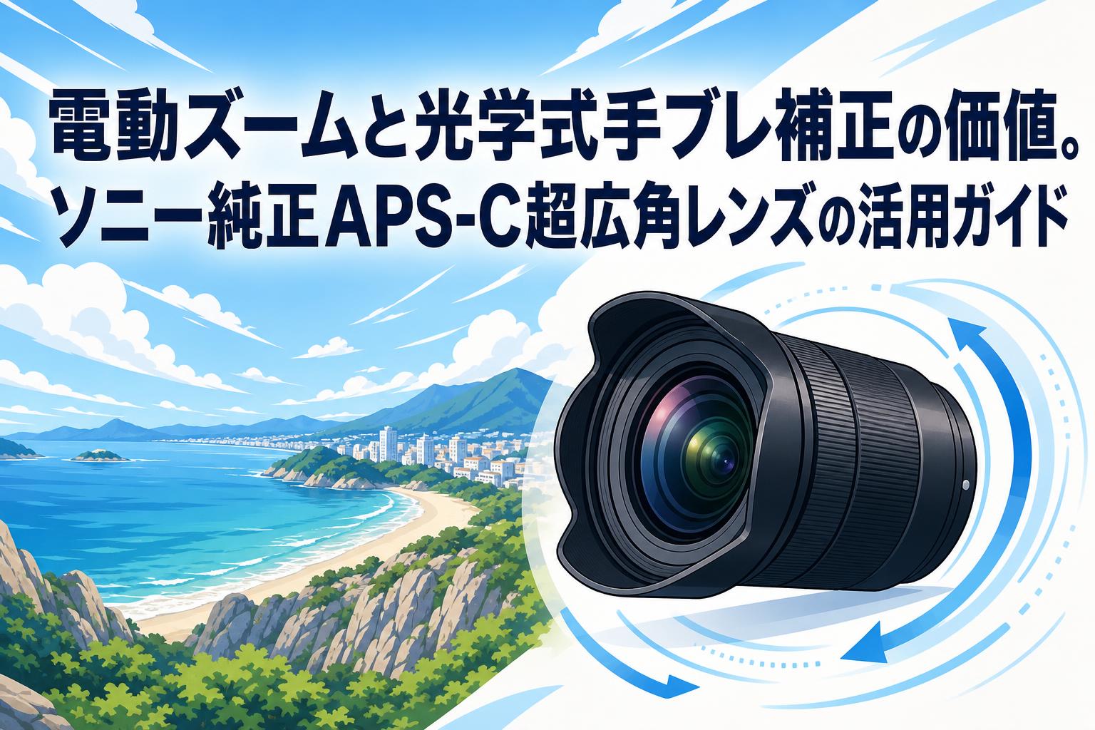 電動ズームと光学式手ブレ補正の価値。ソニー純正APS-C超広角レンズの活用ガイド
