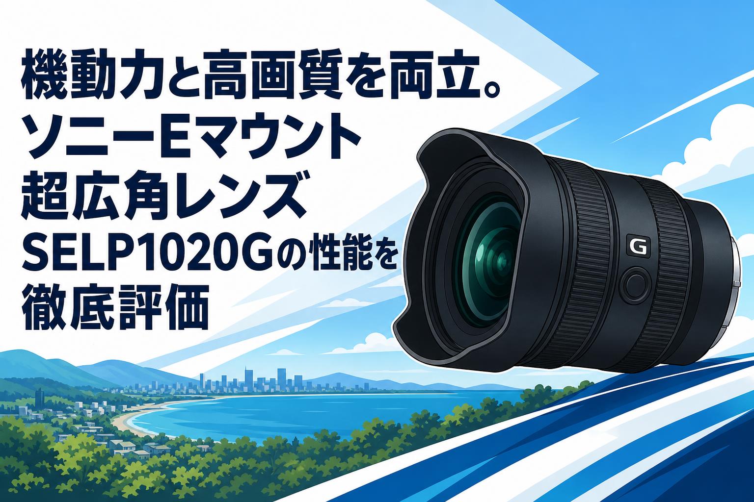 機動力と高画質を両立。ソニーEマウント超広角レンズSELP1020Gの性能を徹底評価