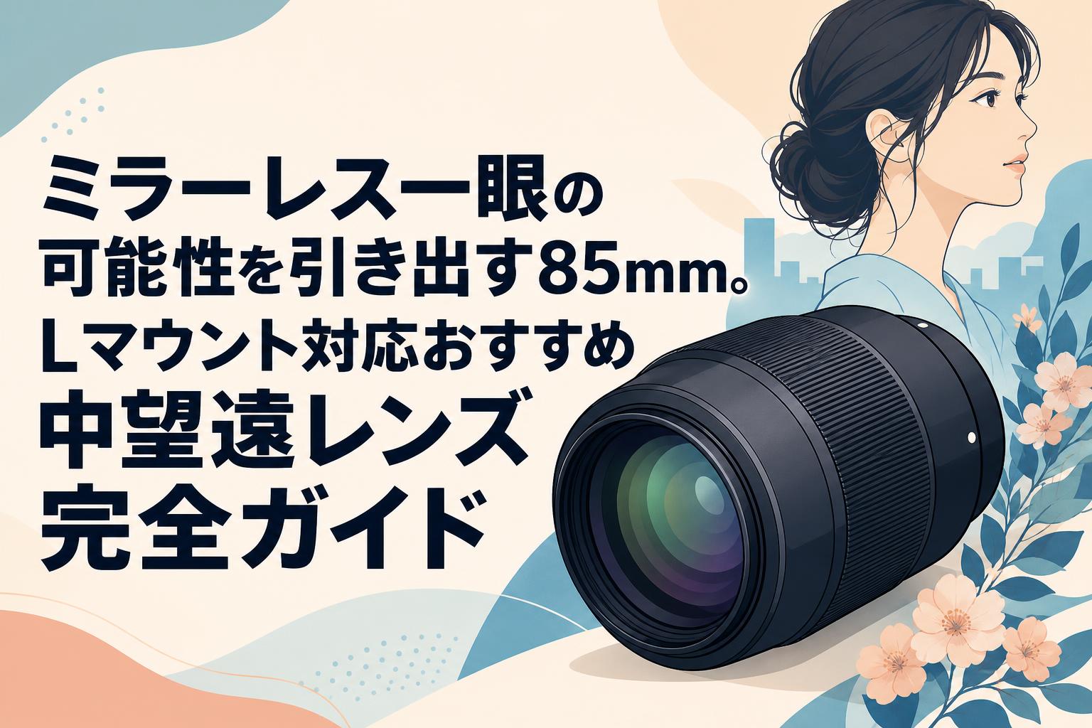 ミラーレス一眼の可能性を引き出す85mm。Lマウント対応おすすめ中望遠レンズ完全ガイド