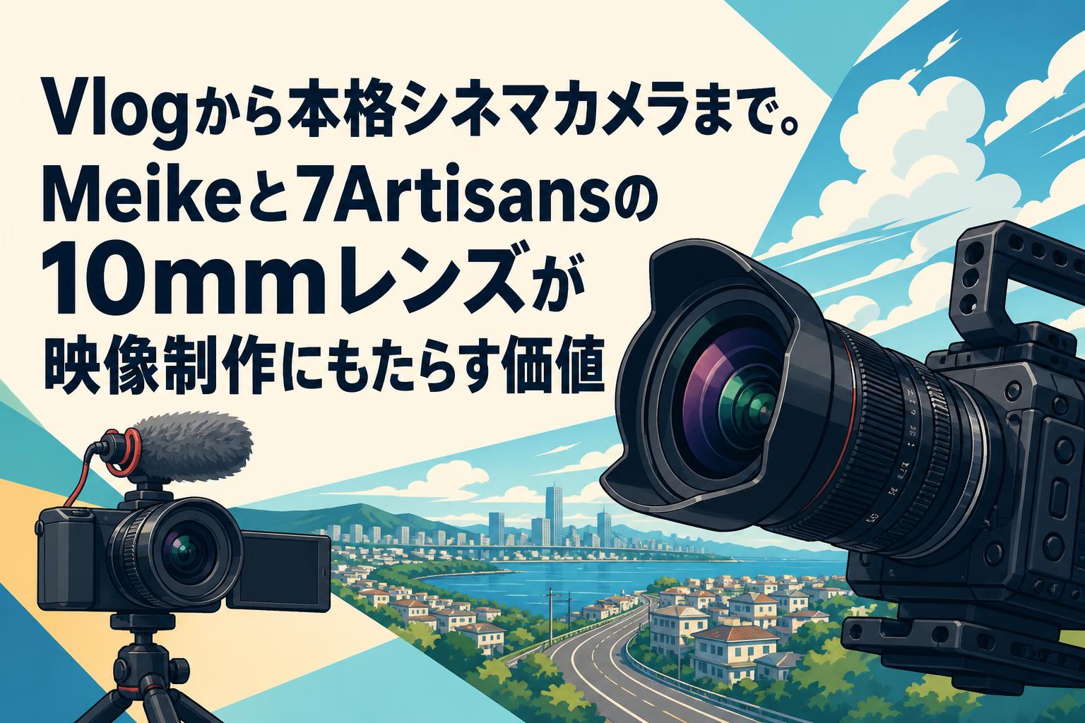 Vlogから本格シネマカメラまで。Meikeと7Artisansの10mmレンズが映像制作にもたらす価値