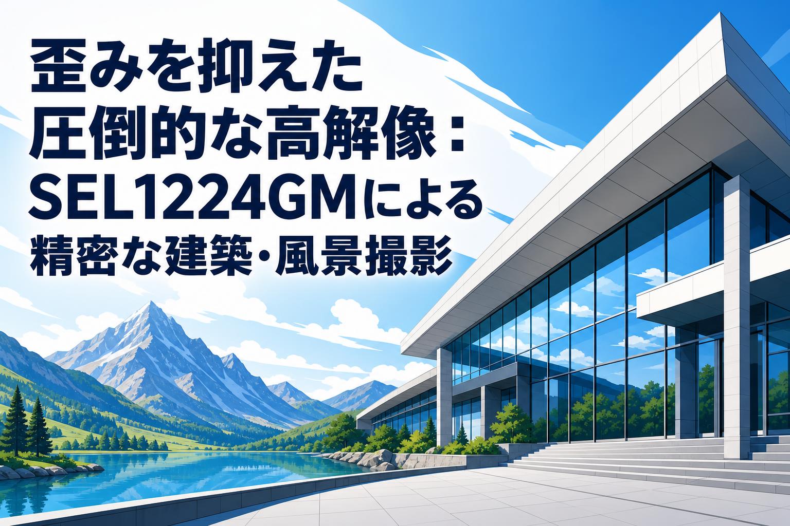 歪みを抑えた圧倒的な高解像：SEL1224GMによる精密な建築・風景撮影