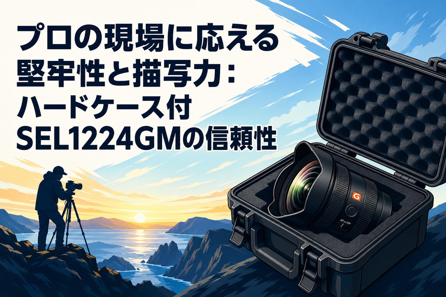 プロの現場に応える堅牢性と描写力：ハードケース付SEL1224GMの信頼性