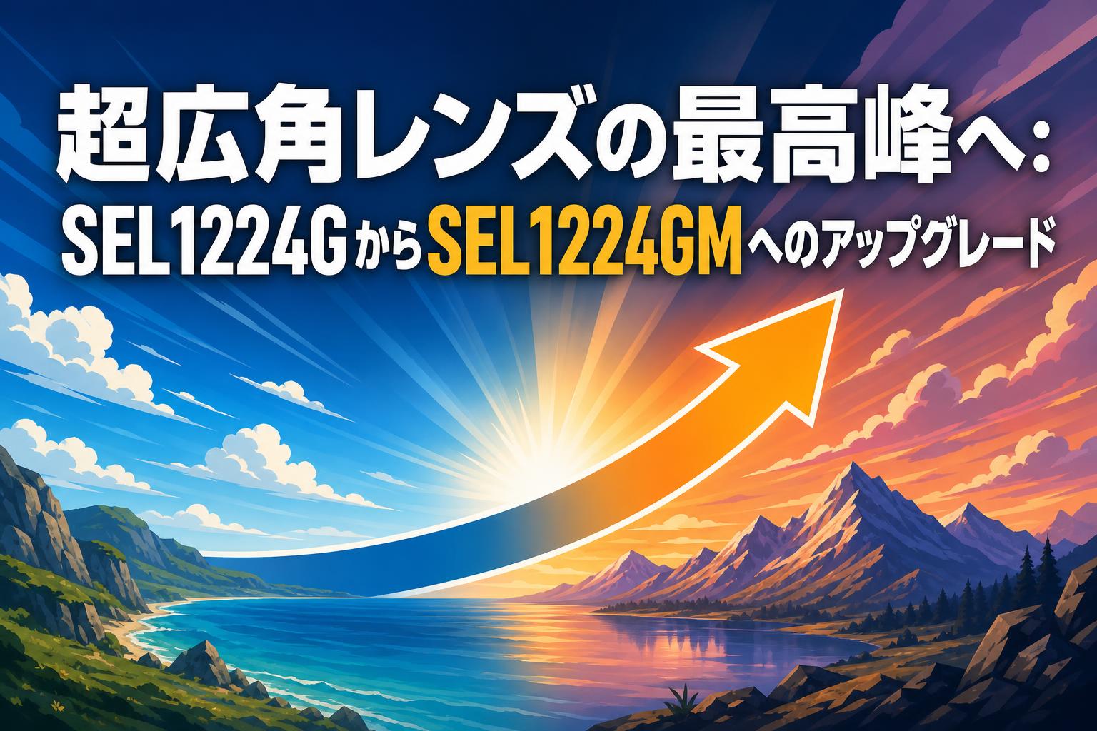 超広角レンズの最高峰へ：SEL1224GからSEL1224GMへのアップグレード