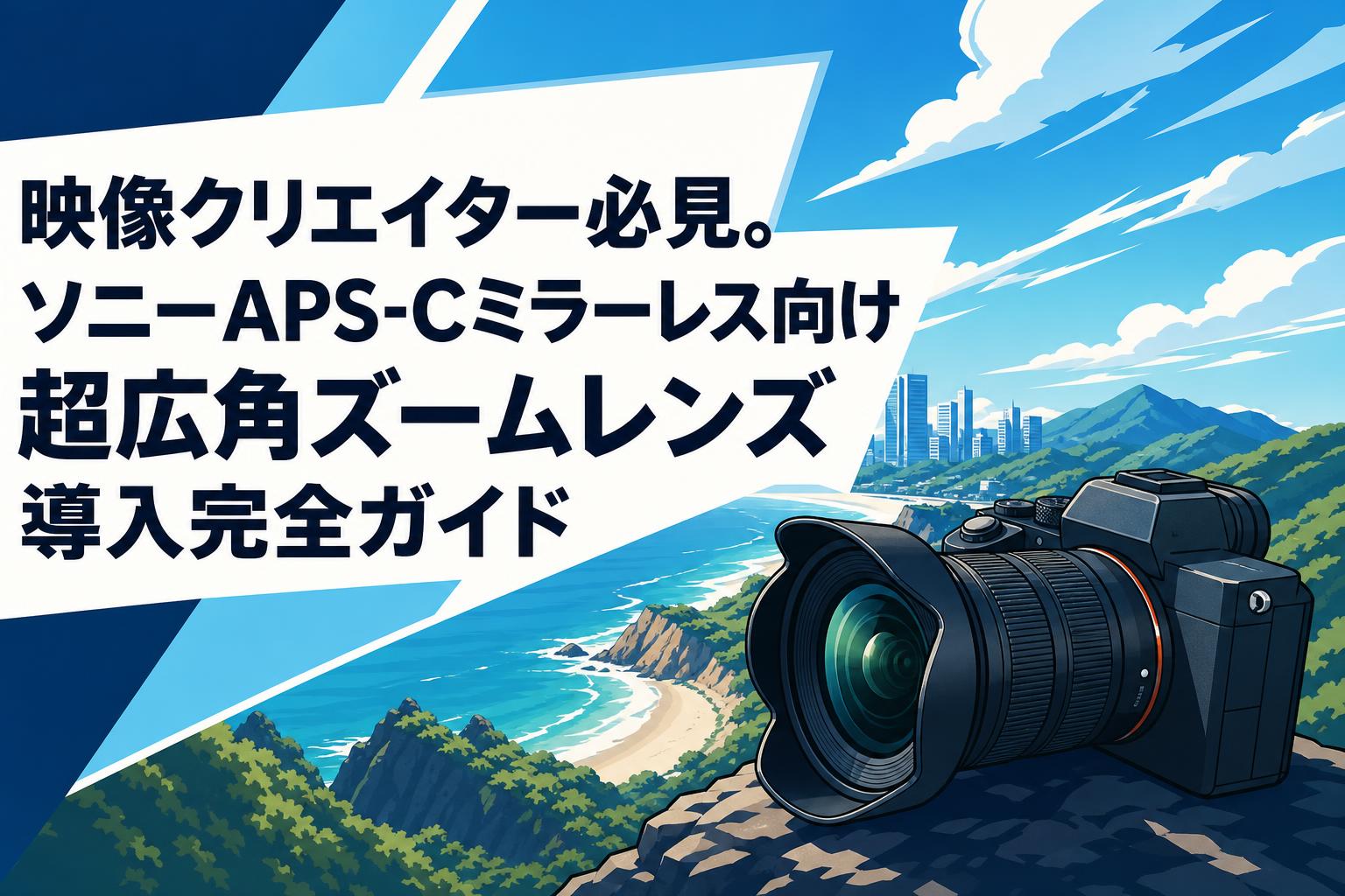 映像クリエイター必見。ソニーAPS-Cミラーレス向け超広角ズームレンズ導入完全ガイド