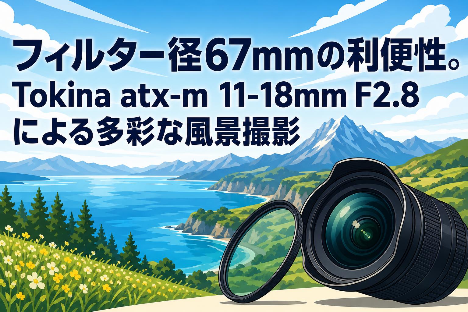 フィルター径67mmの利便性。Tokina atx-m 11-18mm F2.8による多彩な風景撮影