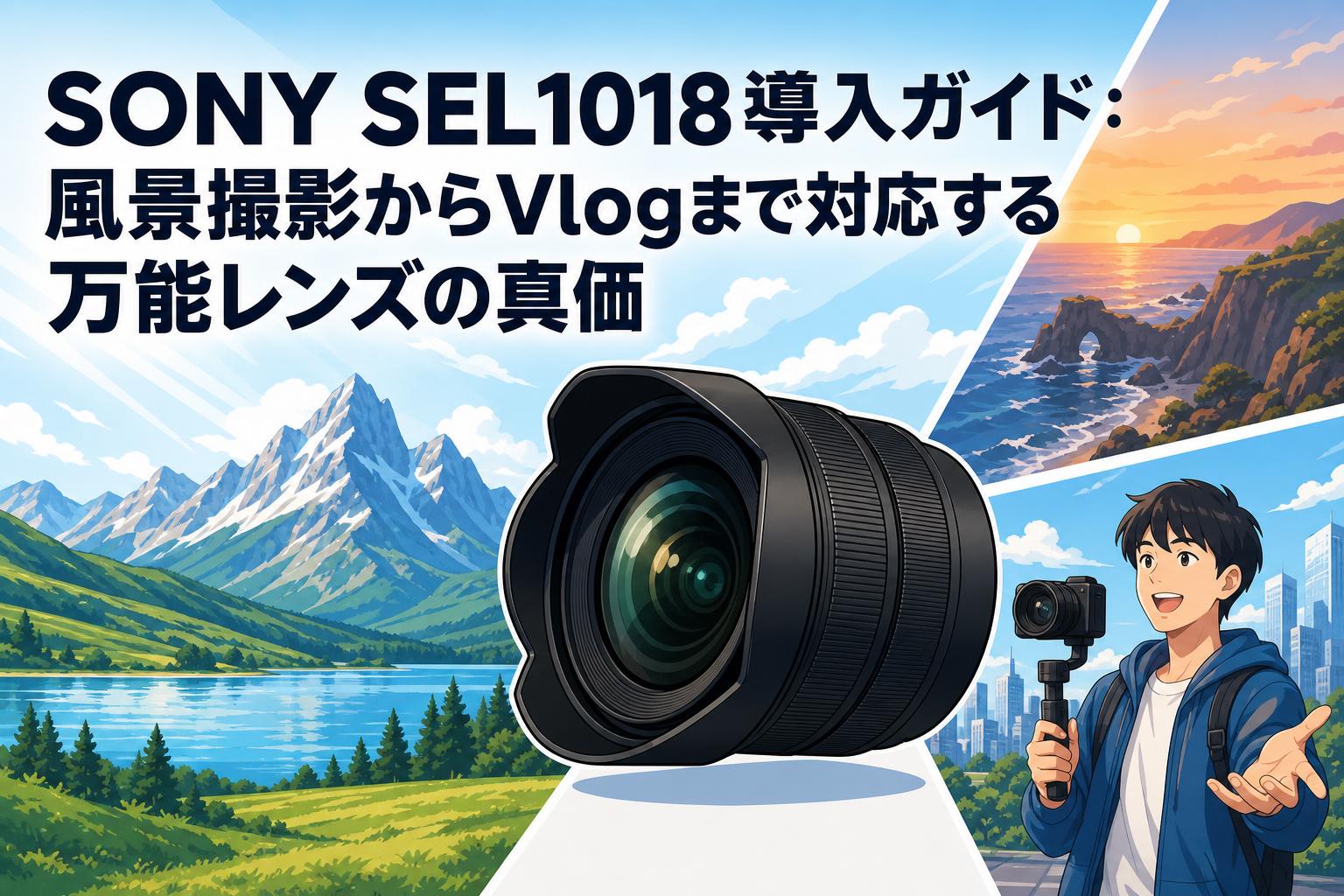 SONY SEL1018導入ガイド：風景撮影からVlogまで対応する万能レンズの真価